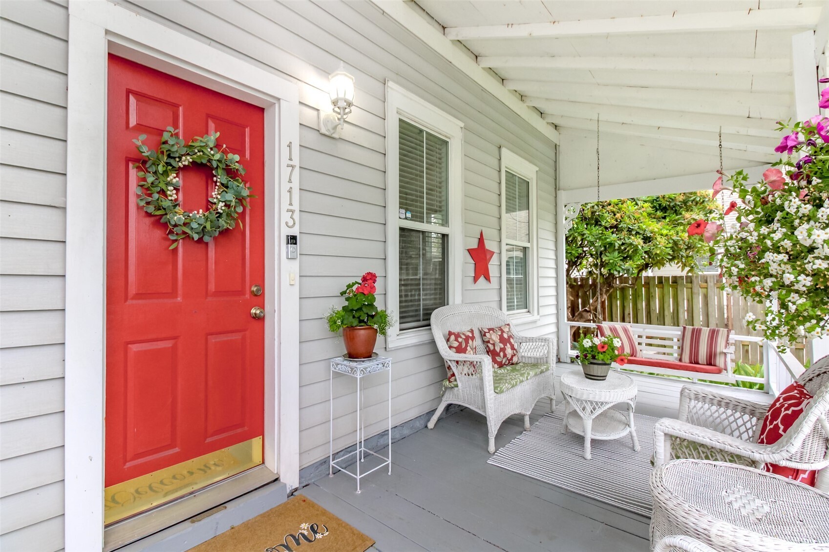 Front entry to home