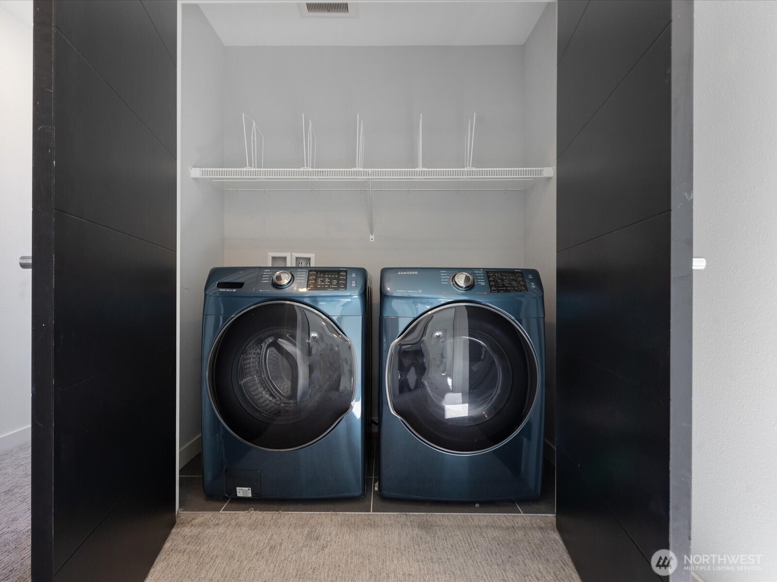 Convenient third floor laundry