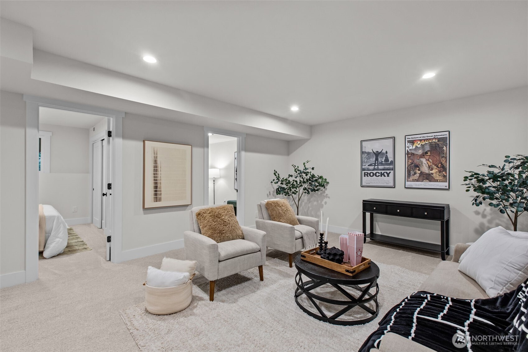 You'll also find a storage room and furnace and water heater on this level.