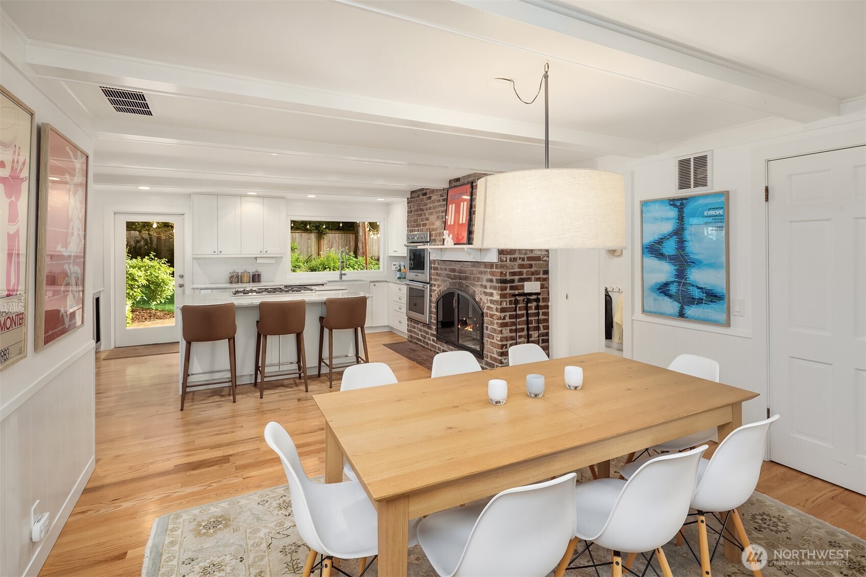 Not one but two large pantries are part of this glorious space. Everyone needs storage & you can't get enough of it!