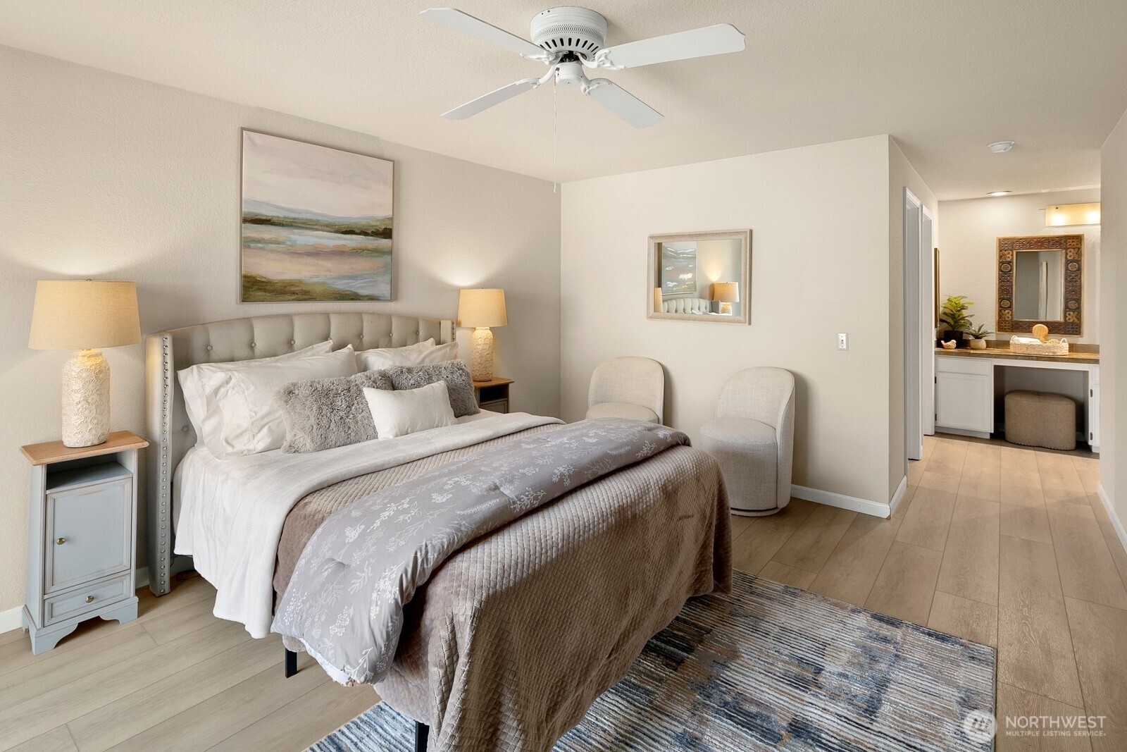 Spacious and private owner's suite