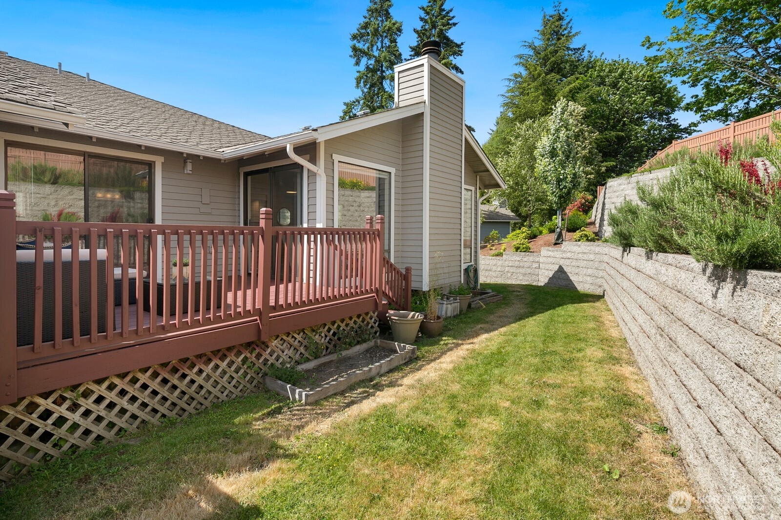 Beautiful easy to maintain yard