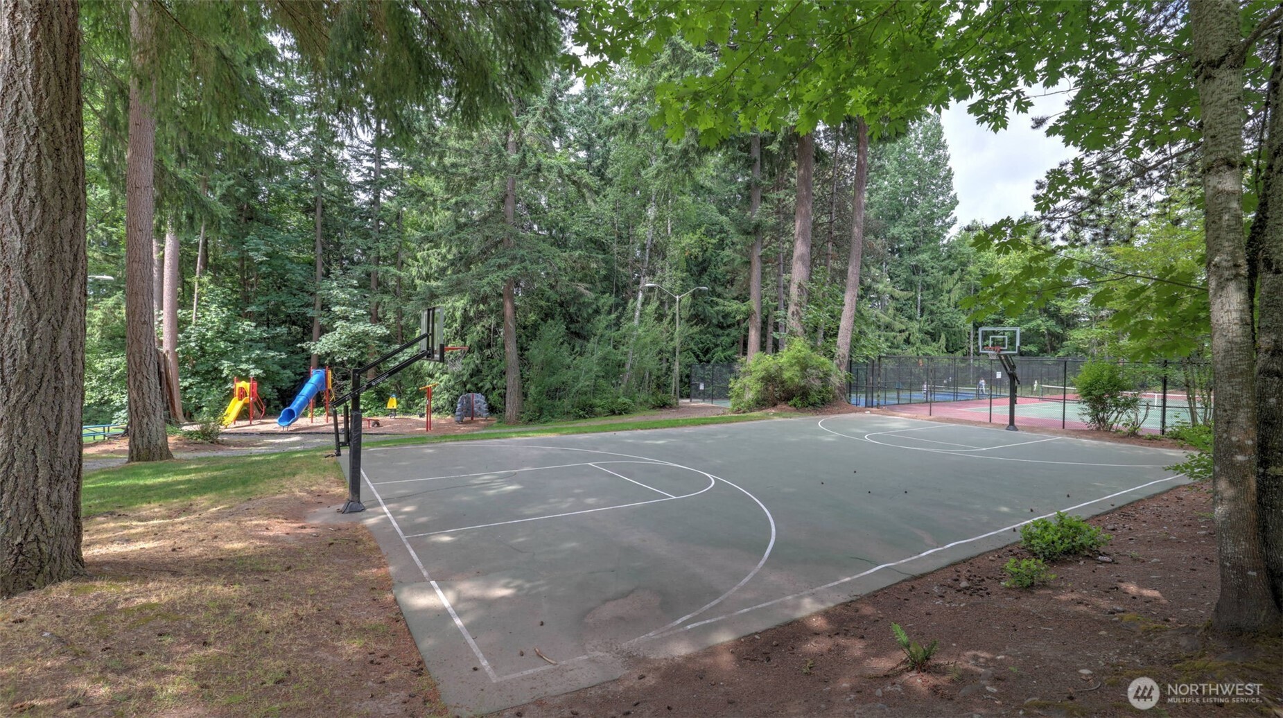Basketball and a Big Toy plus a pickleball court.