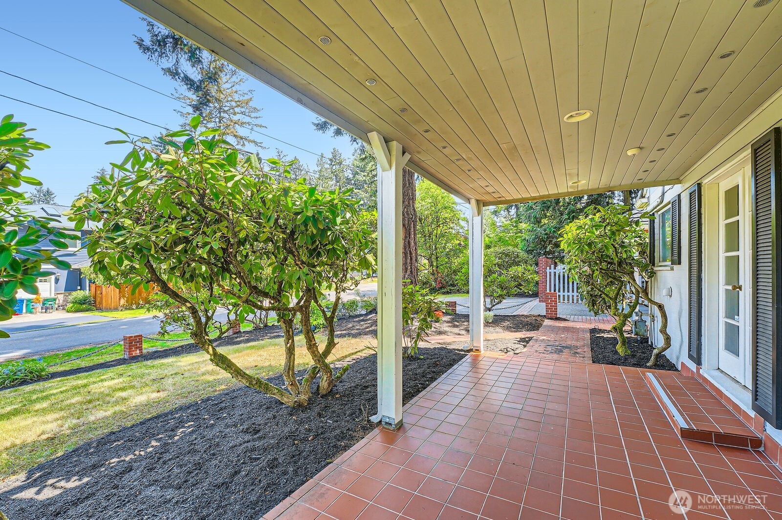 Covered patio