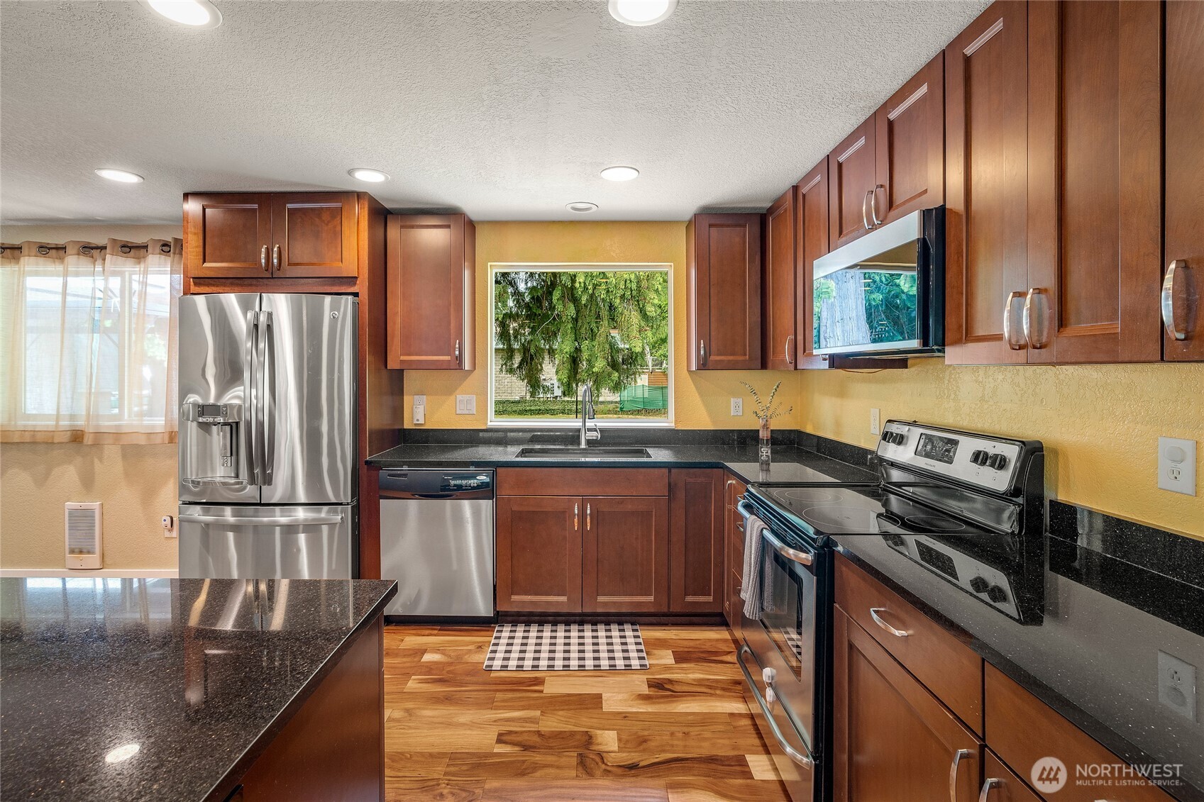 Beautiful modern kitchen with lots of storage space