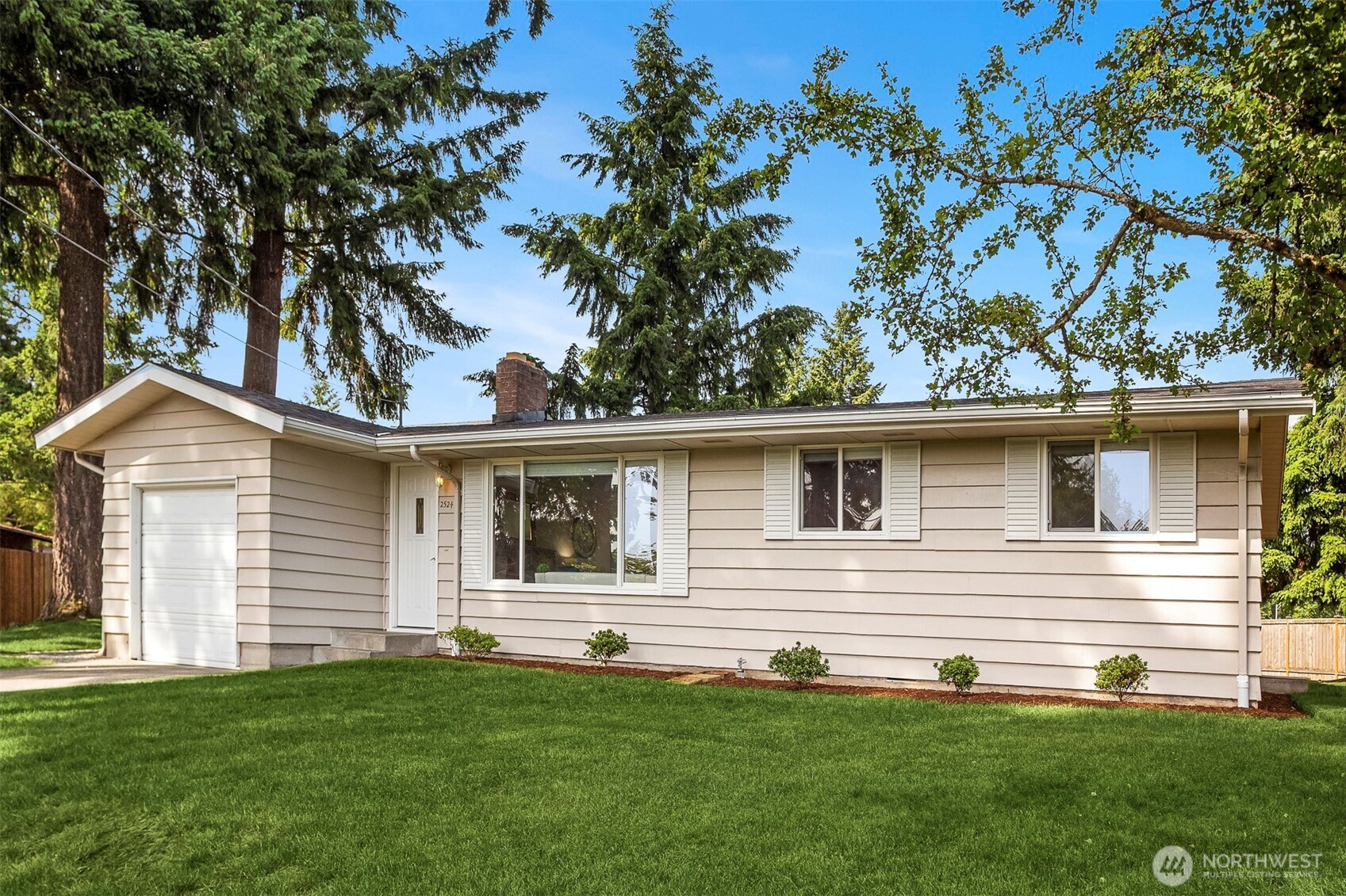 Tucked at the end of a cul-de-sac, this desirable 1,200 sq ft single-story home blends comfort & convenience.
