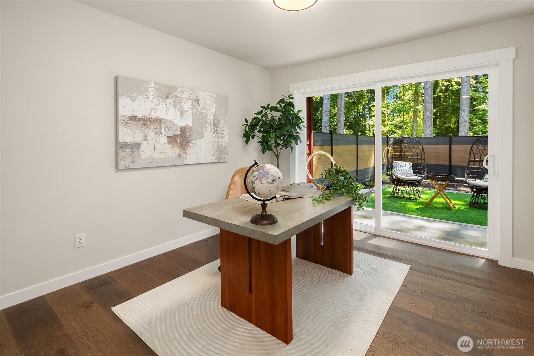 Convenient main-floor suite or private workspace.