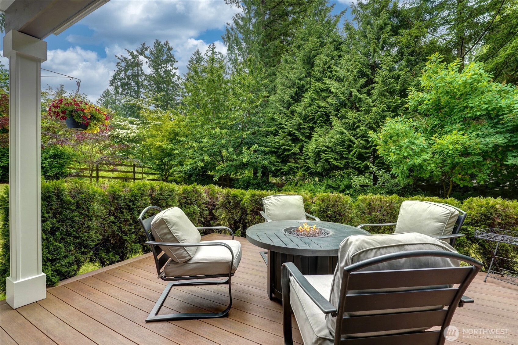 Perfect setting for outdoor gatherings