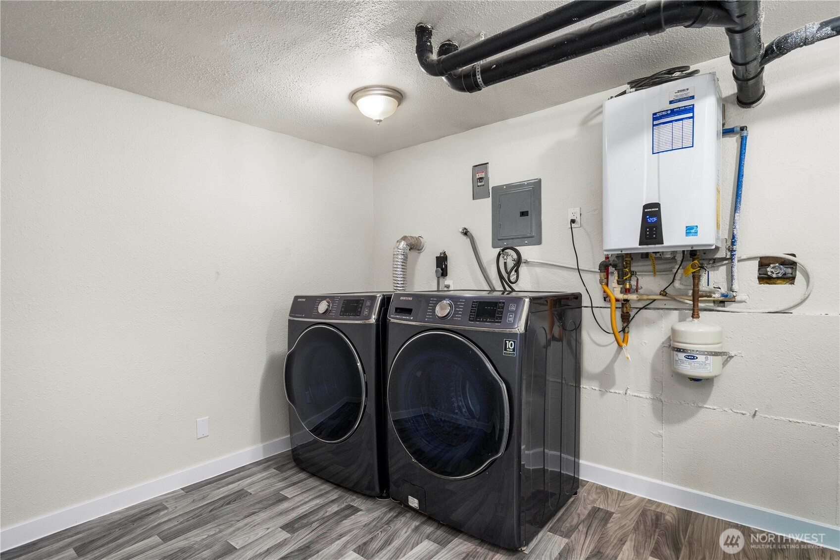 Large utility room & Tankless Water Heater