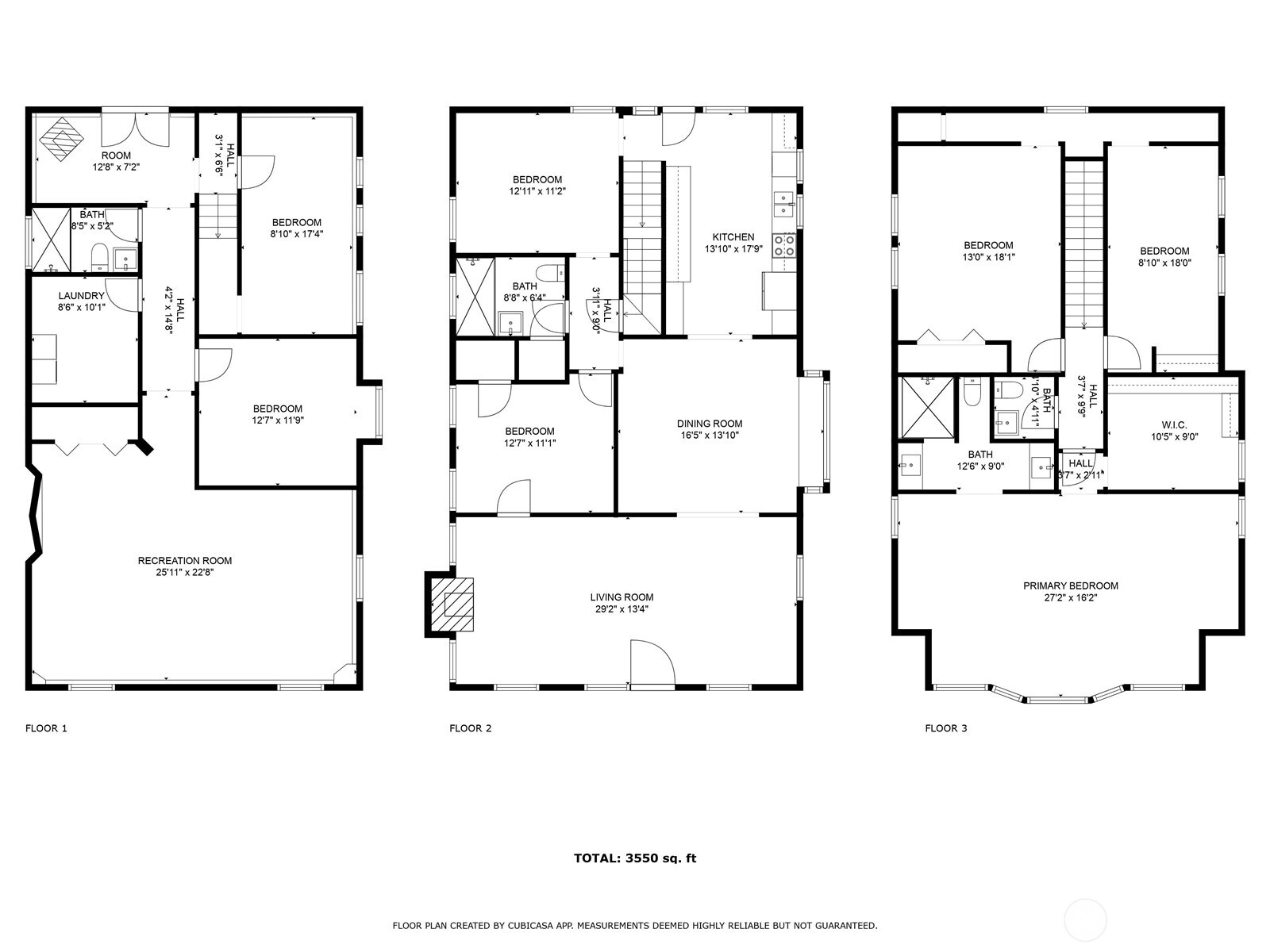 Blueprint layout of the home