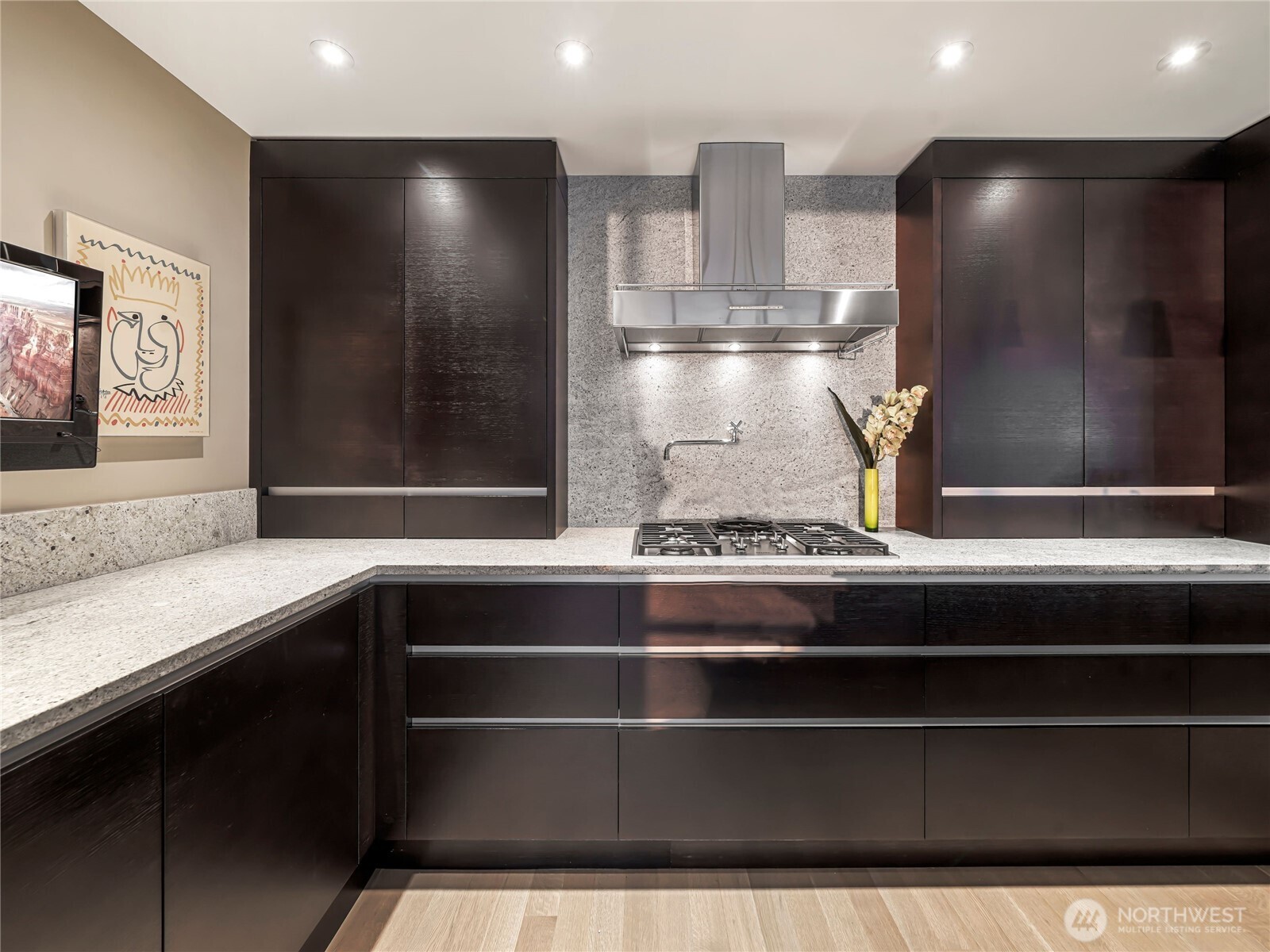 generous counter space and storage