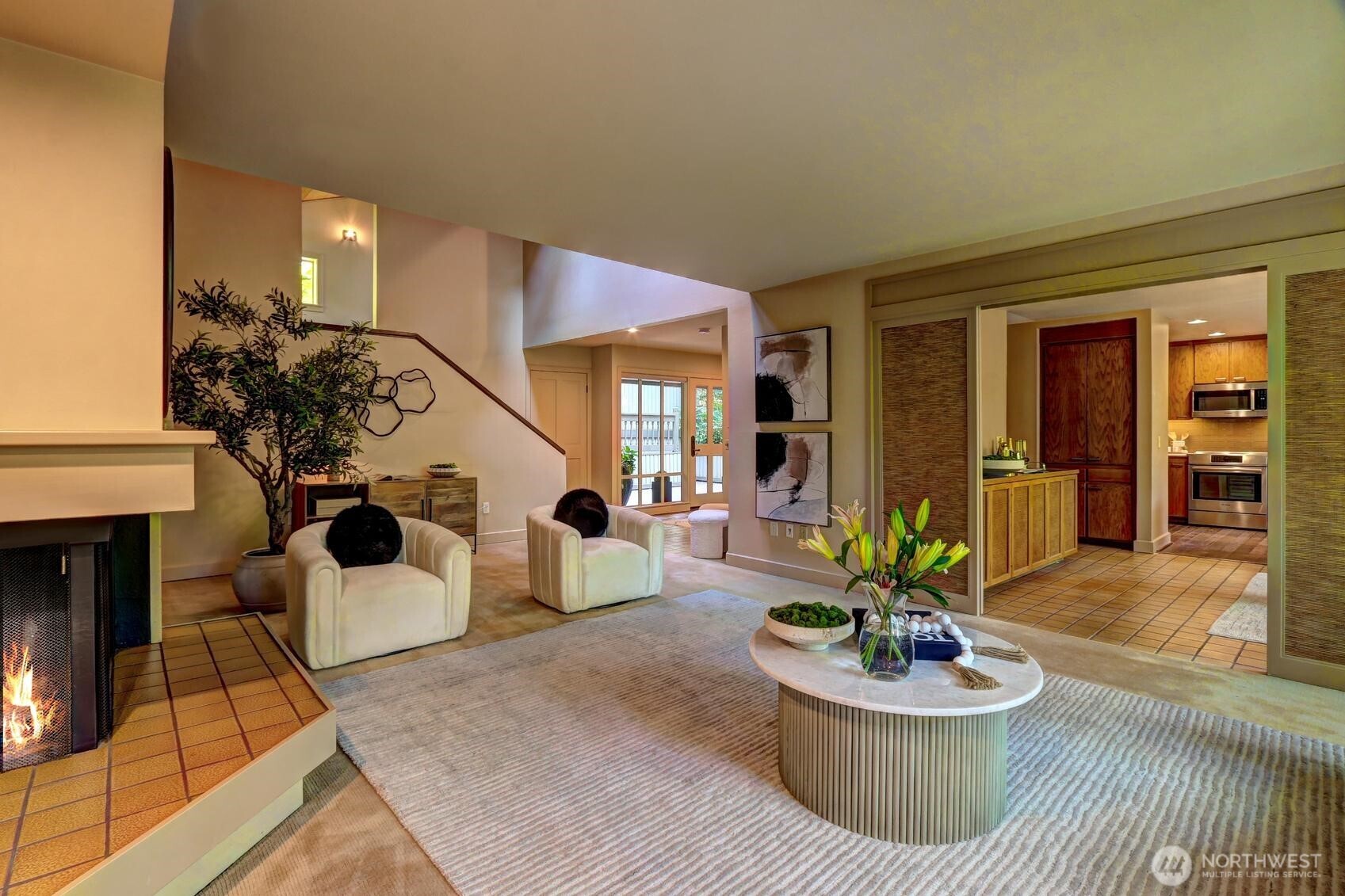 Open spaces for easy living