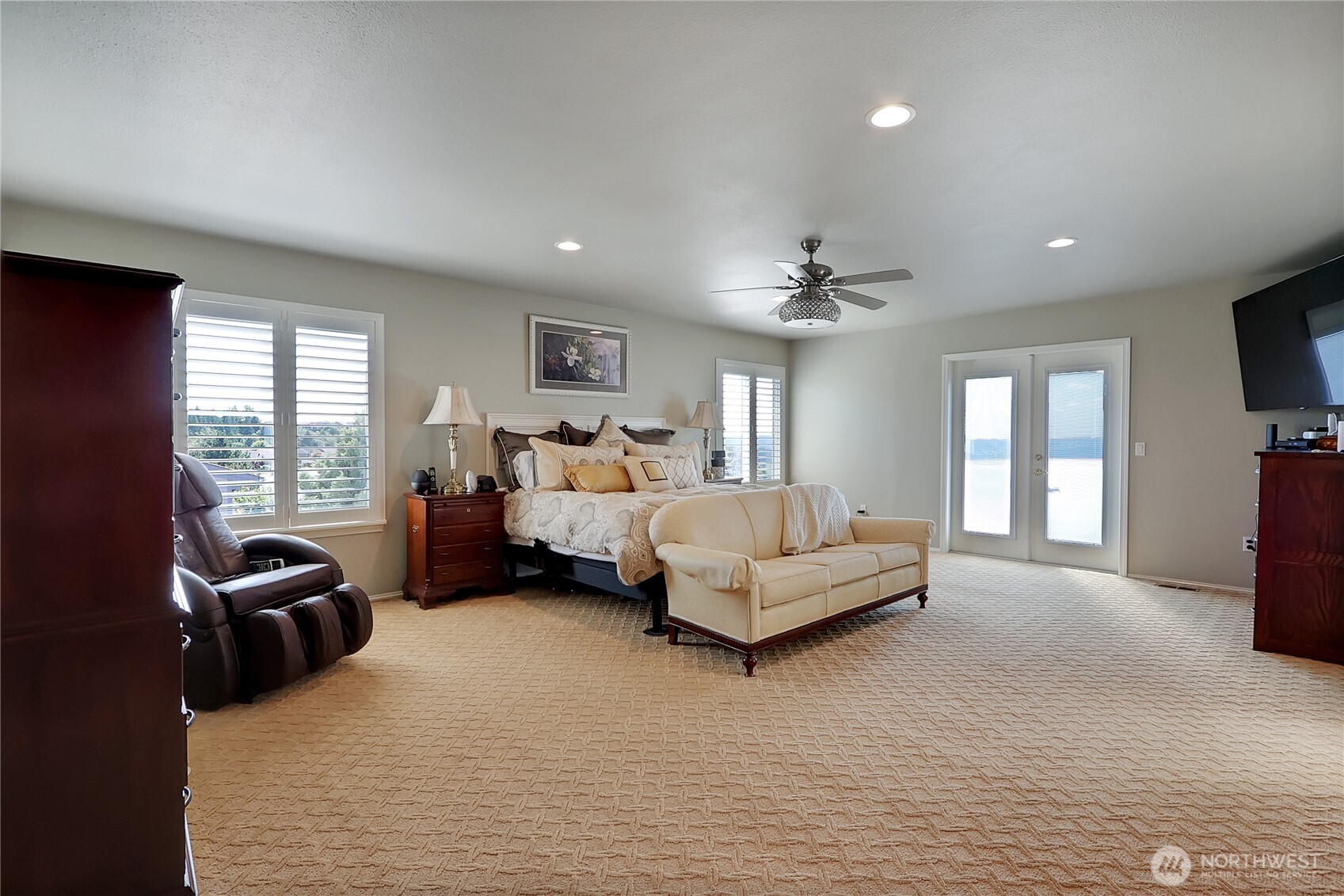Primary Suite with private deck access