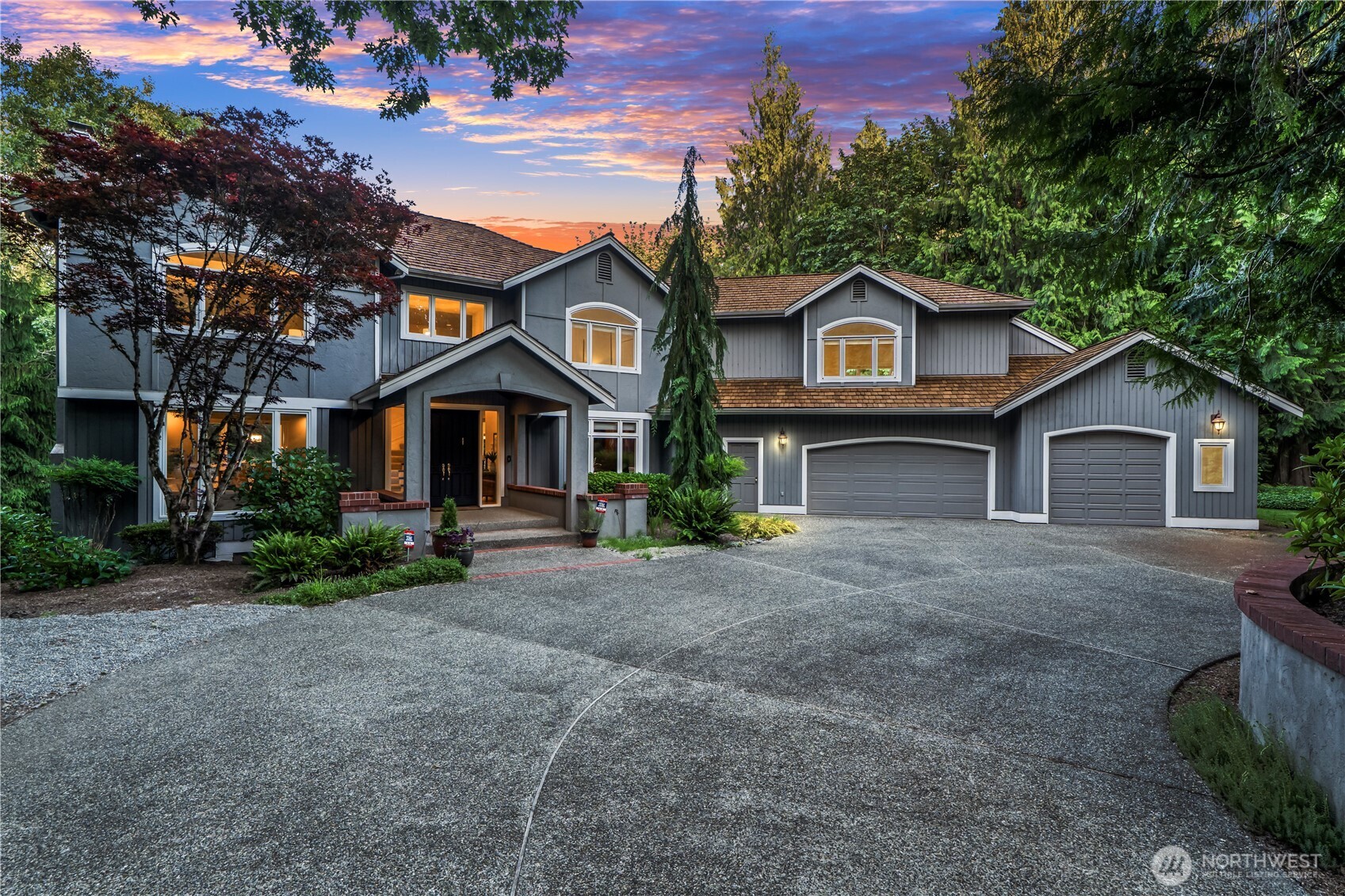 This beautiful home features 6100* sq ft on a 1.8 acre lot backing to open space.