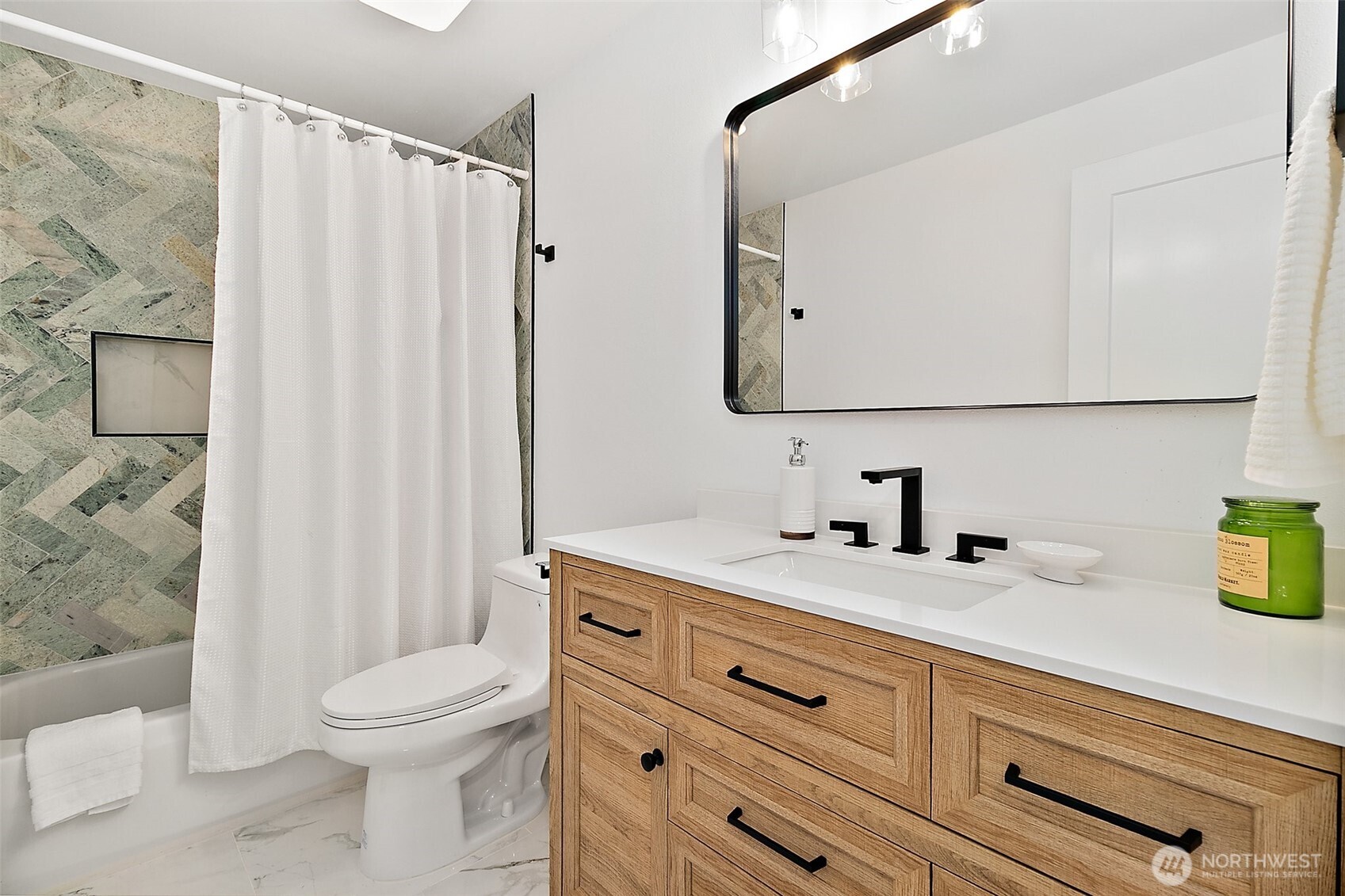 Main level guest bathroom