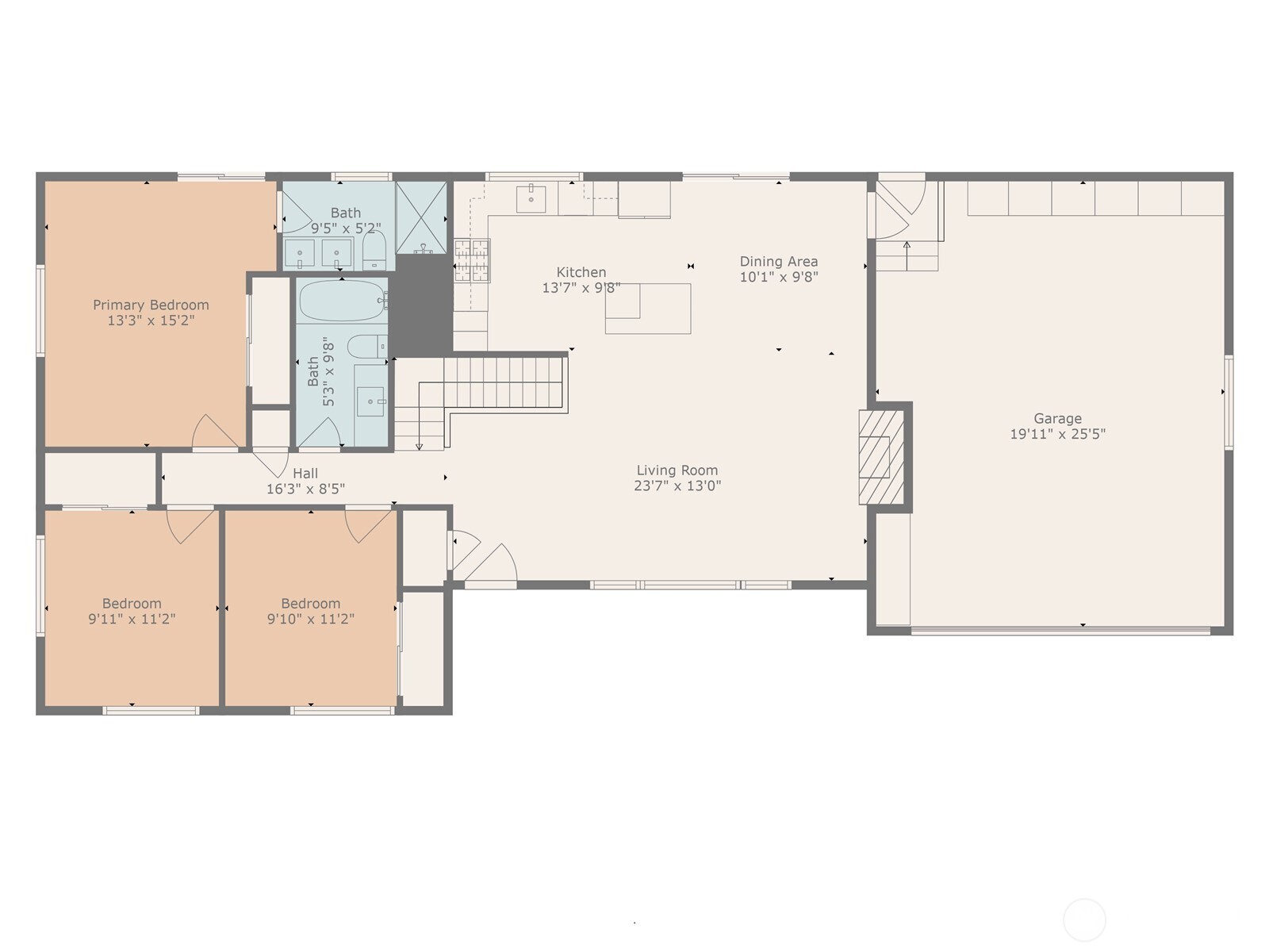 Main Level Floor Plan