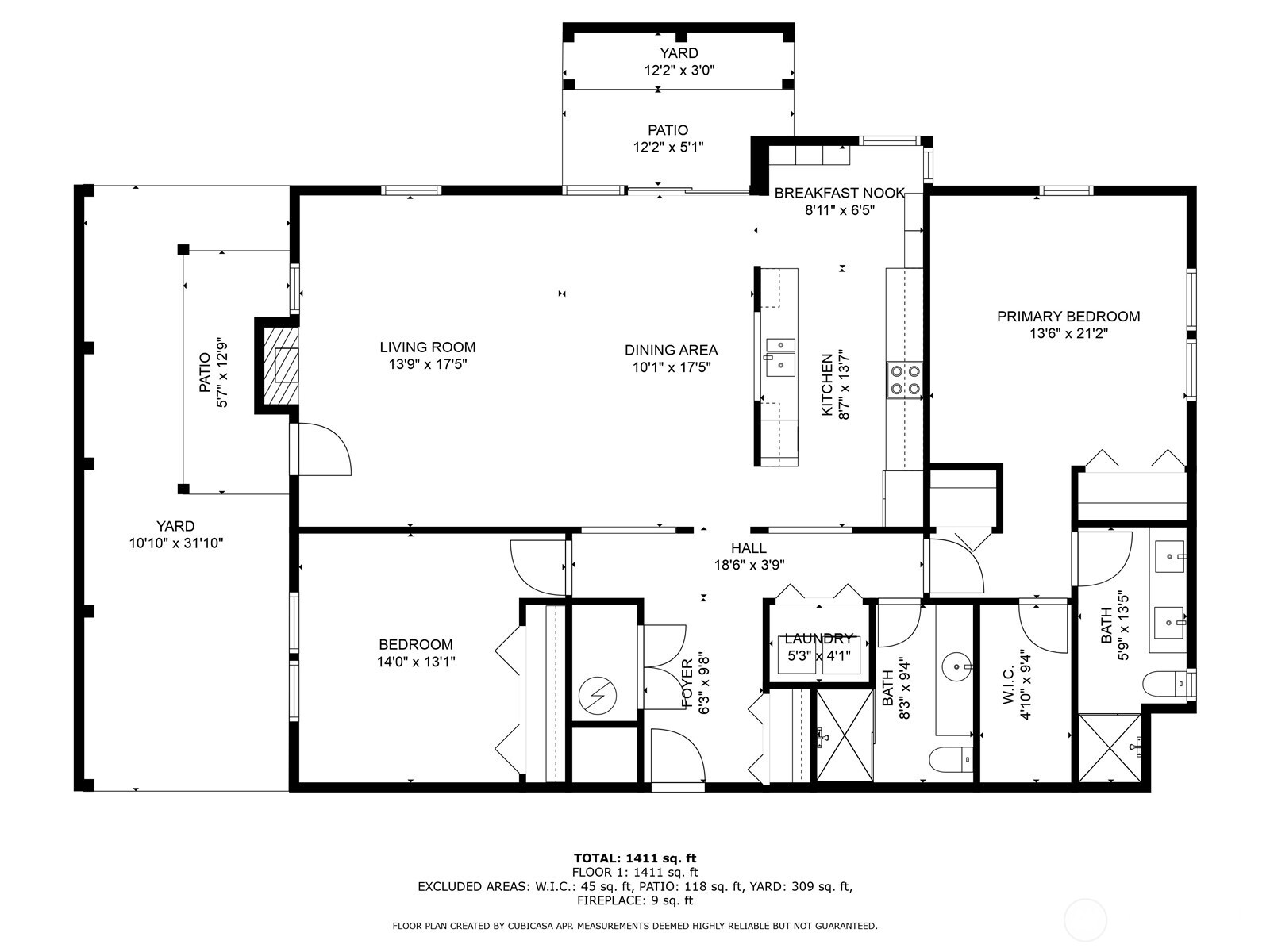 Floor plan (buyer to verify).