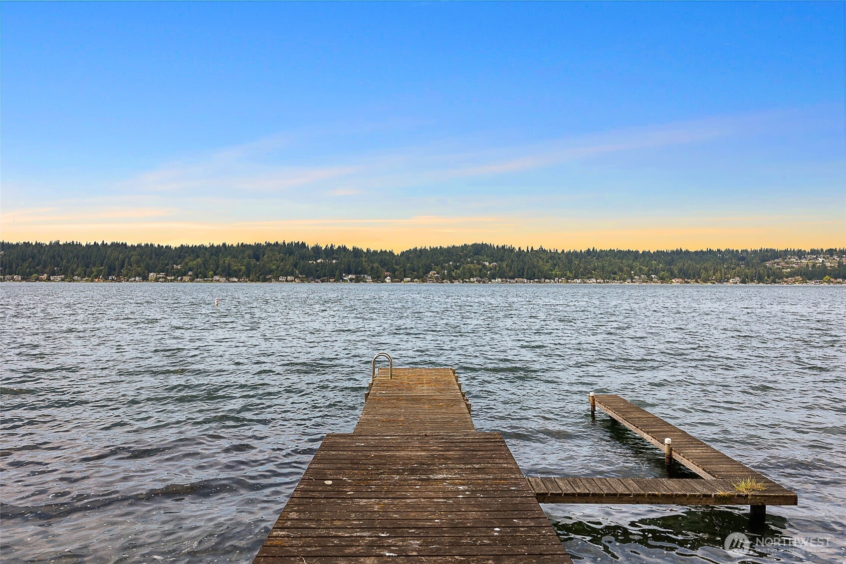 Solid dock is ready for swimmers and boats!