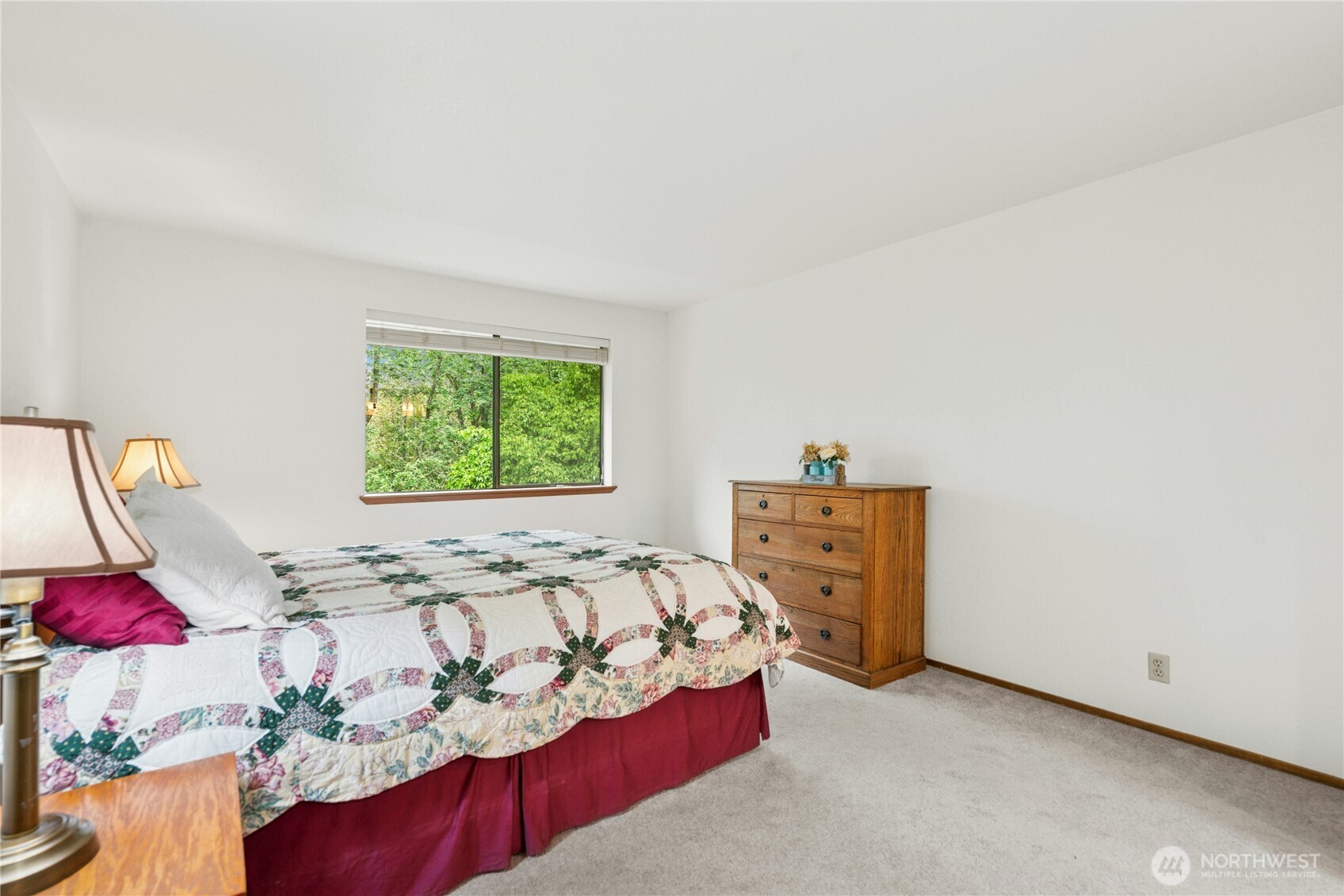 Spacious primary suite.