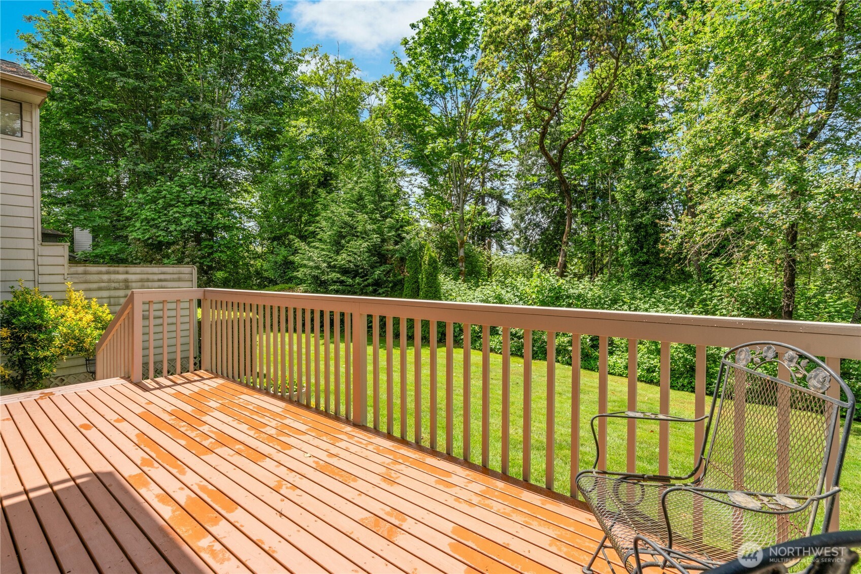 So private on deck you'll feel as if you're the only one who lives here.