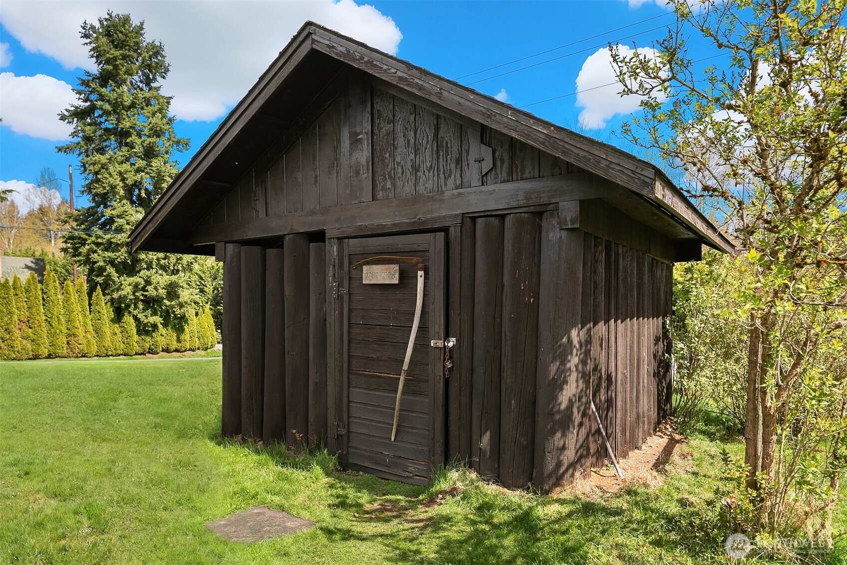 Original ice house. This is now used as a tool shed