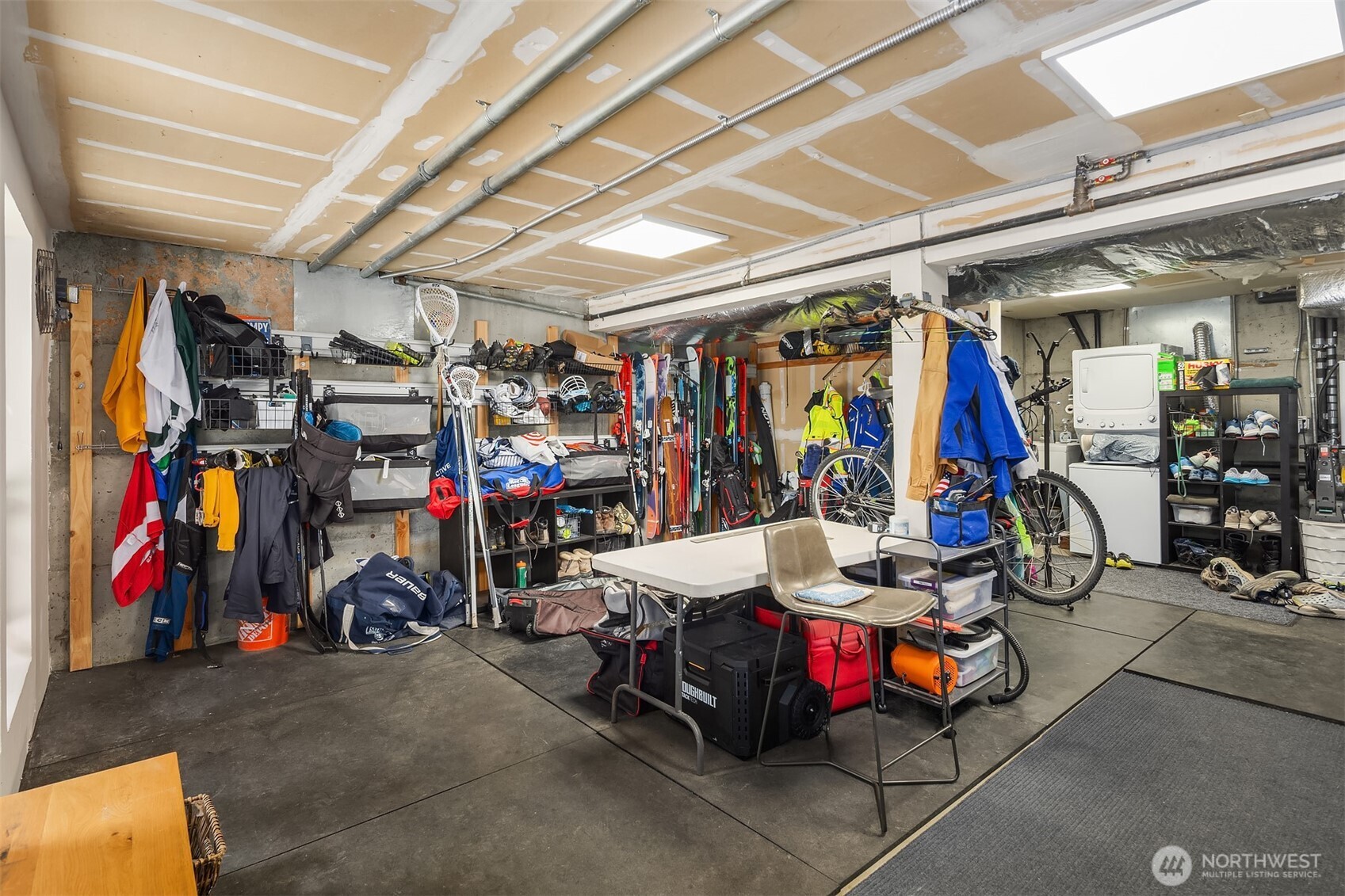 Lots of room for storage on home's lower level!