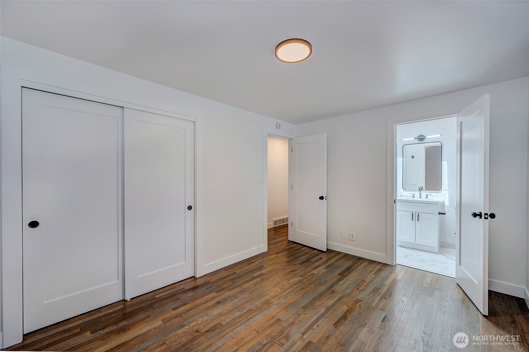 Master bedroom with plenty of closet space