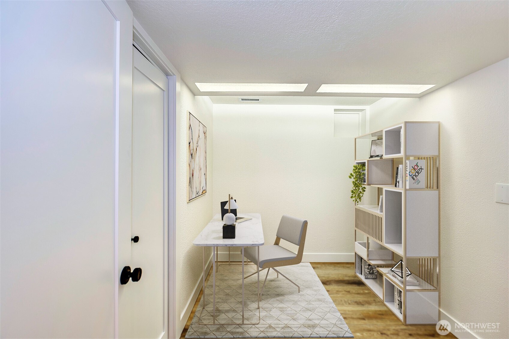 Bonus room located downstairs - office