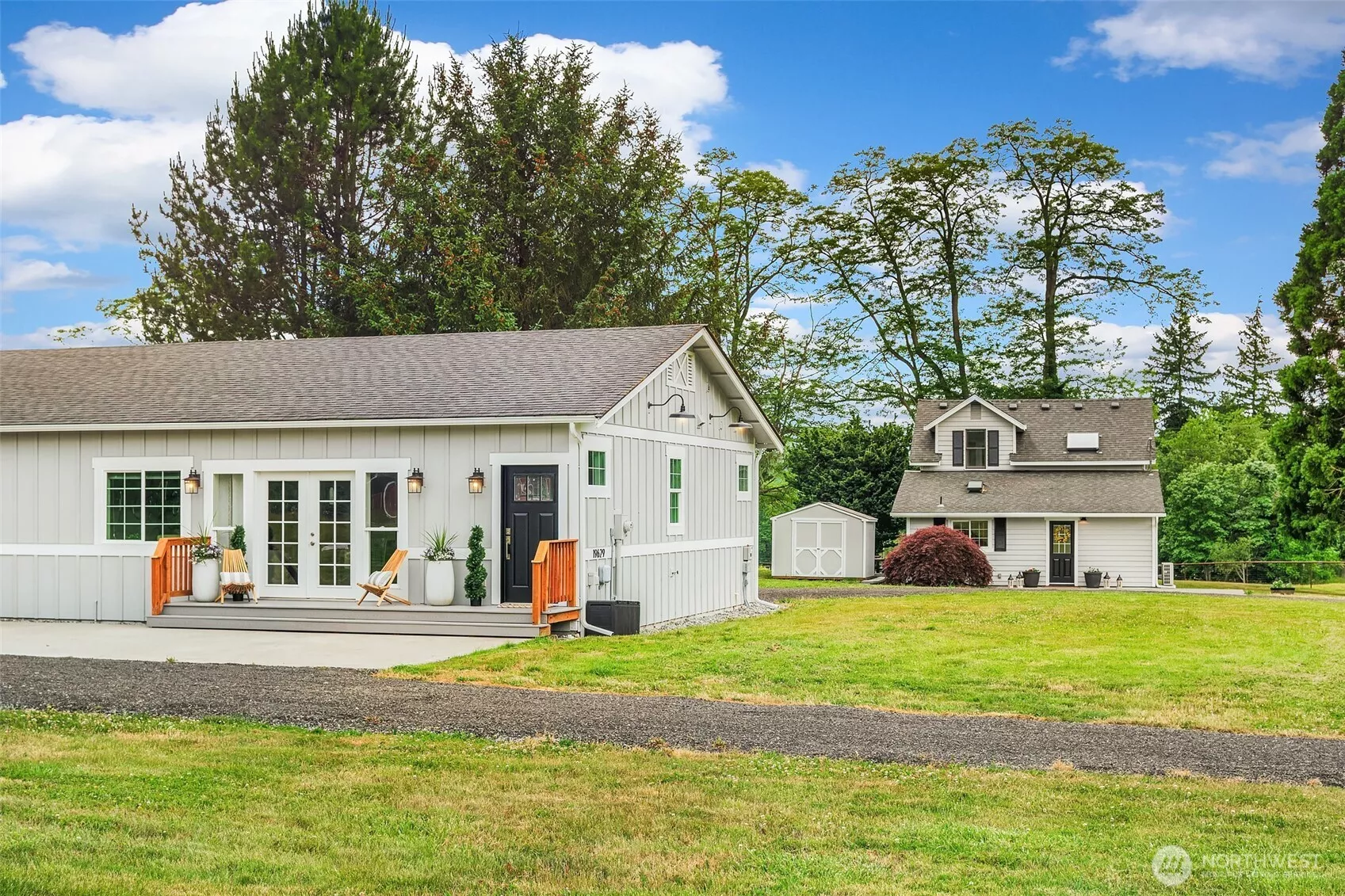 Main house and Detached ADU on 5.12 acre parcel