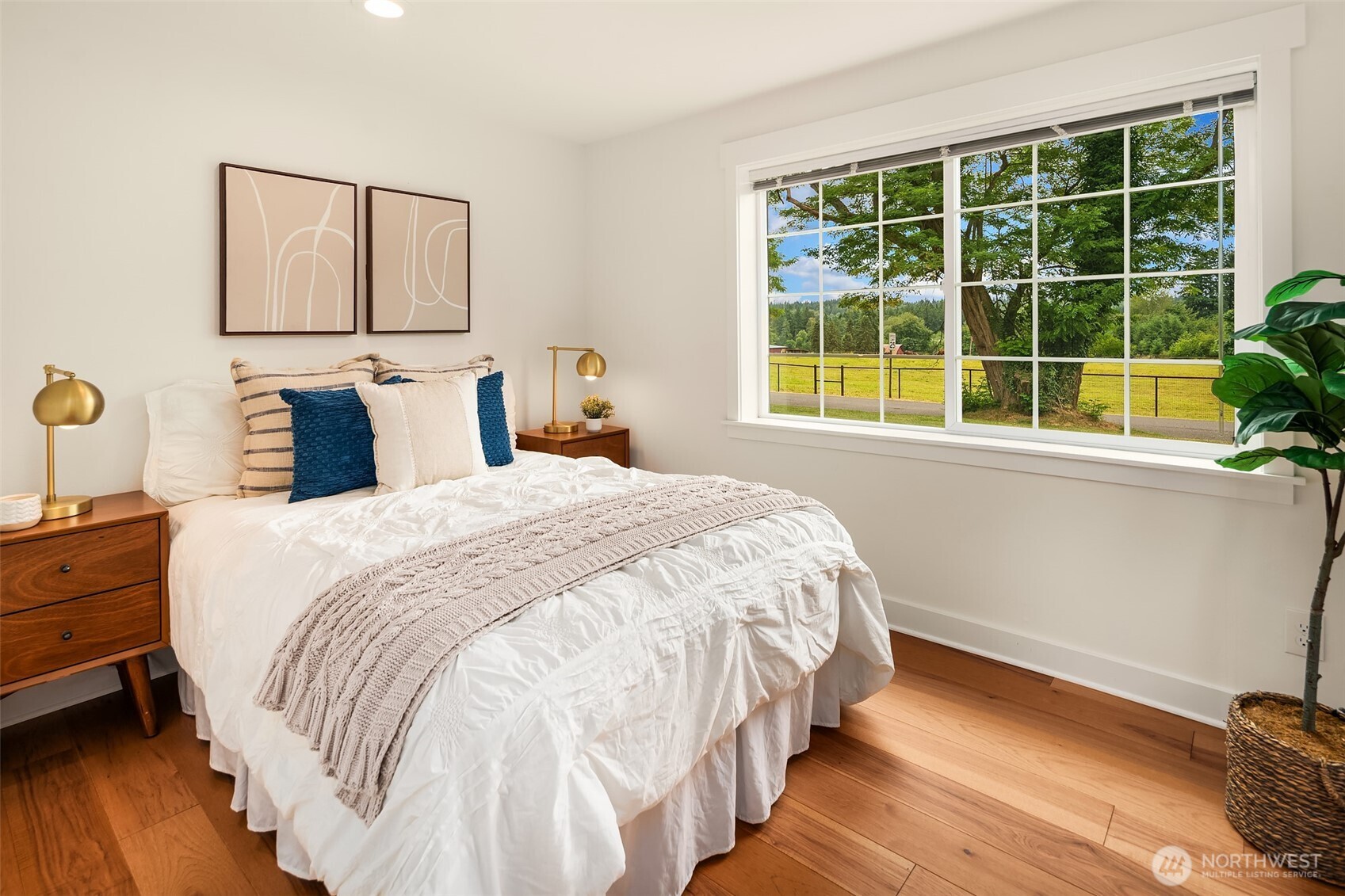 Main level bedroom with views