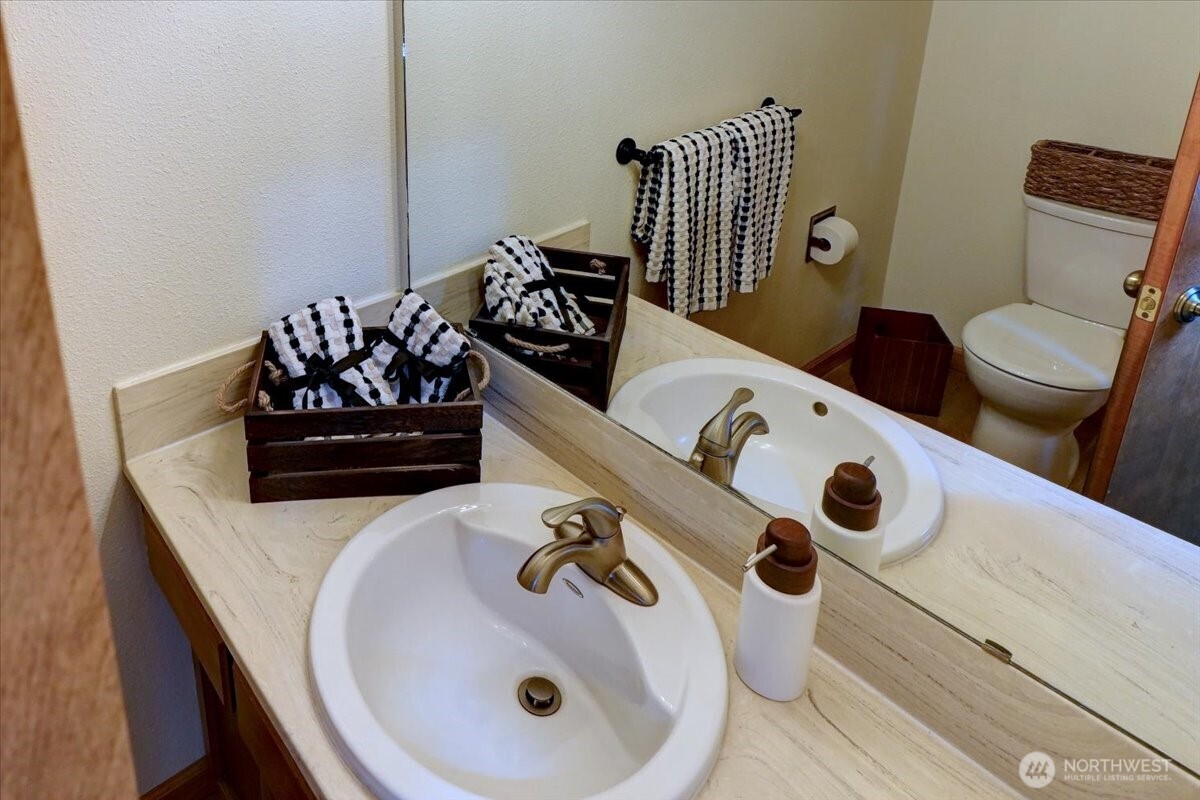 Main floor powder room.