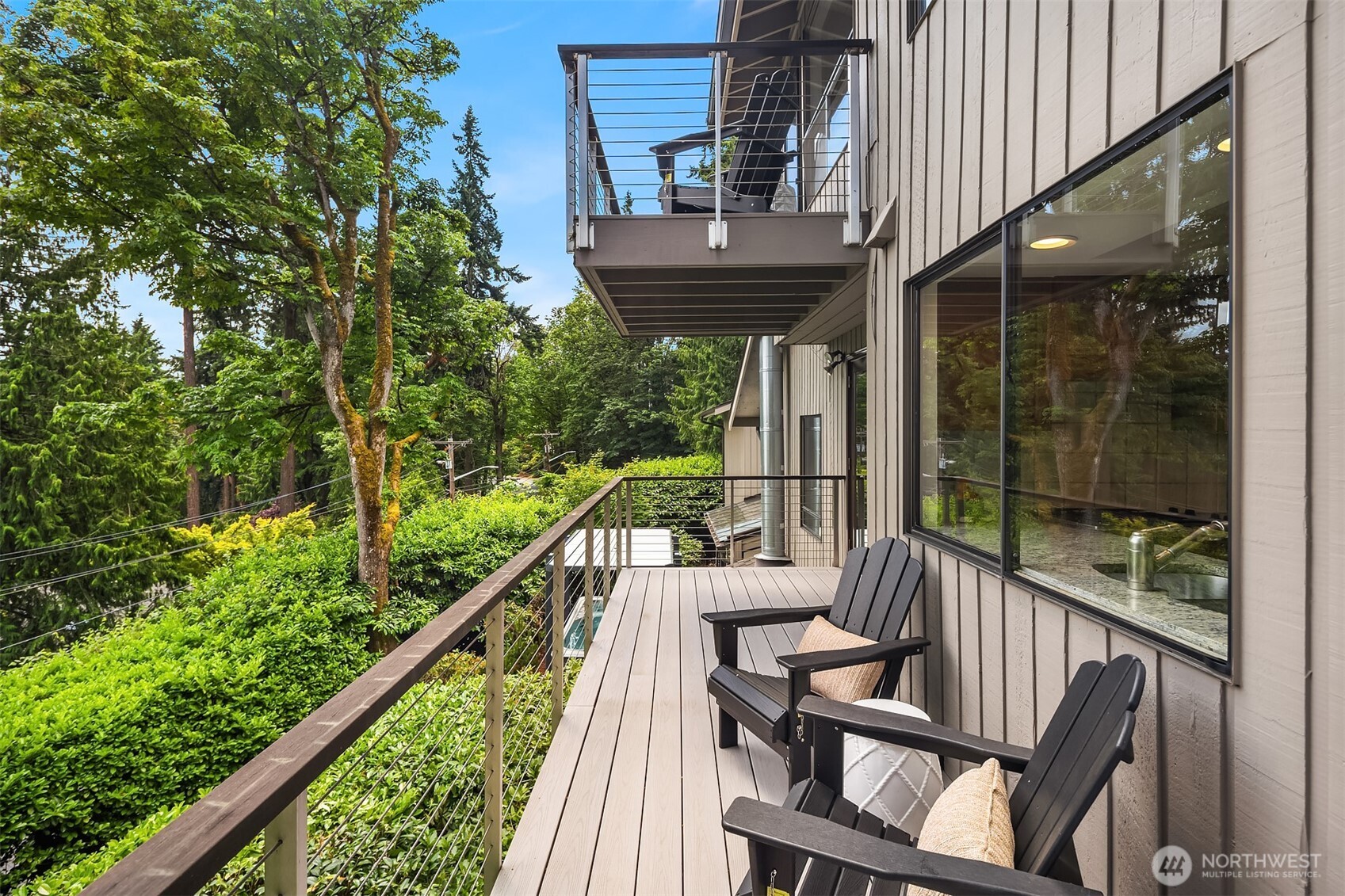 Savor a peaceful connection to nature from multiple outdoor spaces.