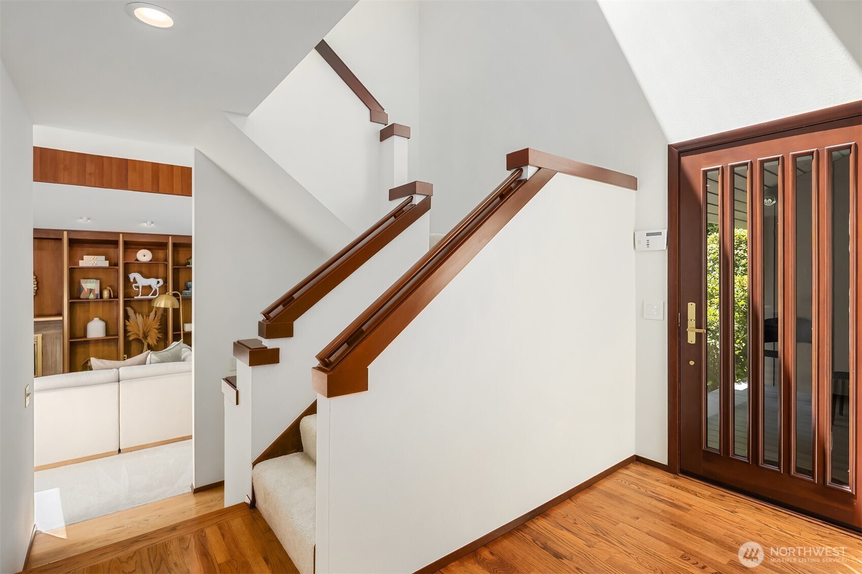 Main entryway with genuine hardwood floors.