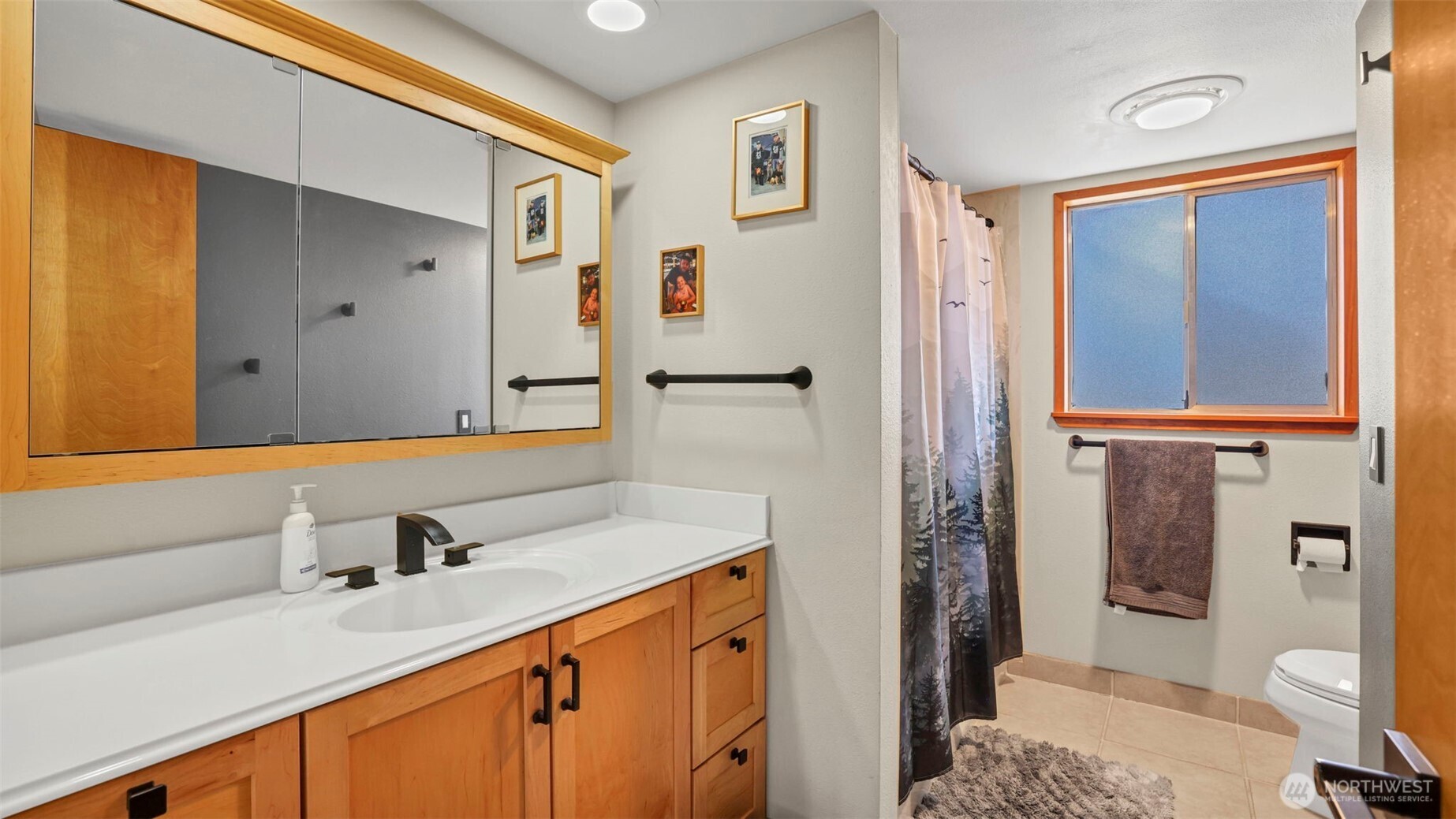 Updated main floor bathroom.