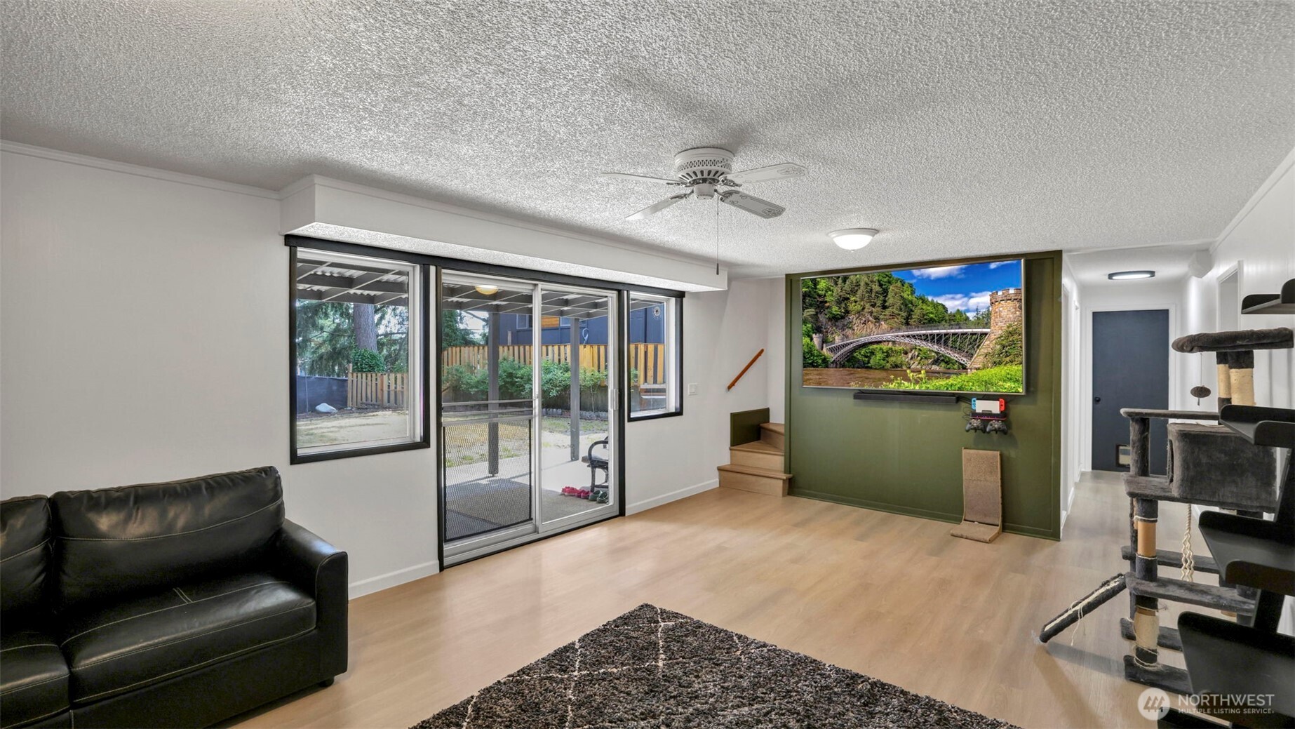 Large Family room on lower floor has potential for Mother-in-Law unit.