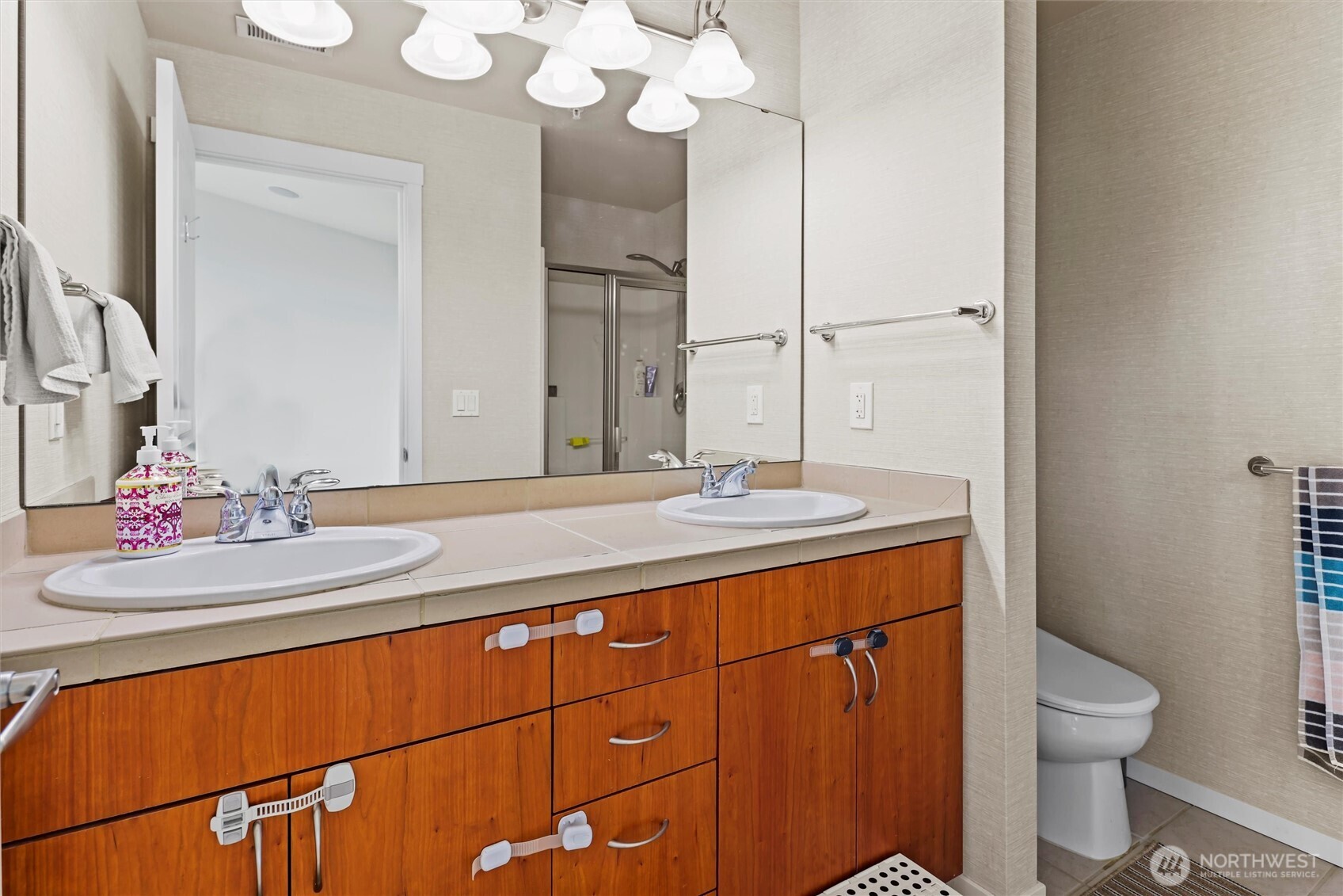 Primary bath with two sinks!