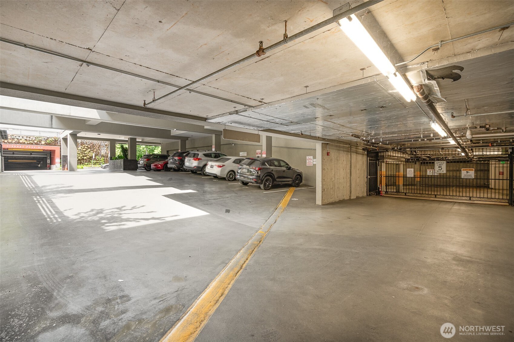 Enjoy peace of mind with controlled access to the resident-only parking garage, featuring gated entry, direct building access, and ample guest parking for added convenience.