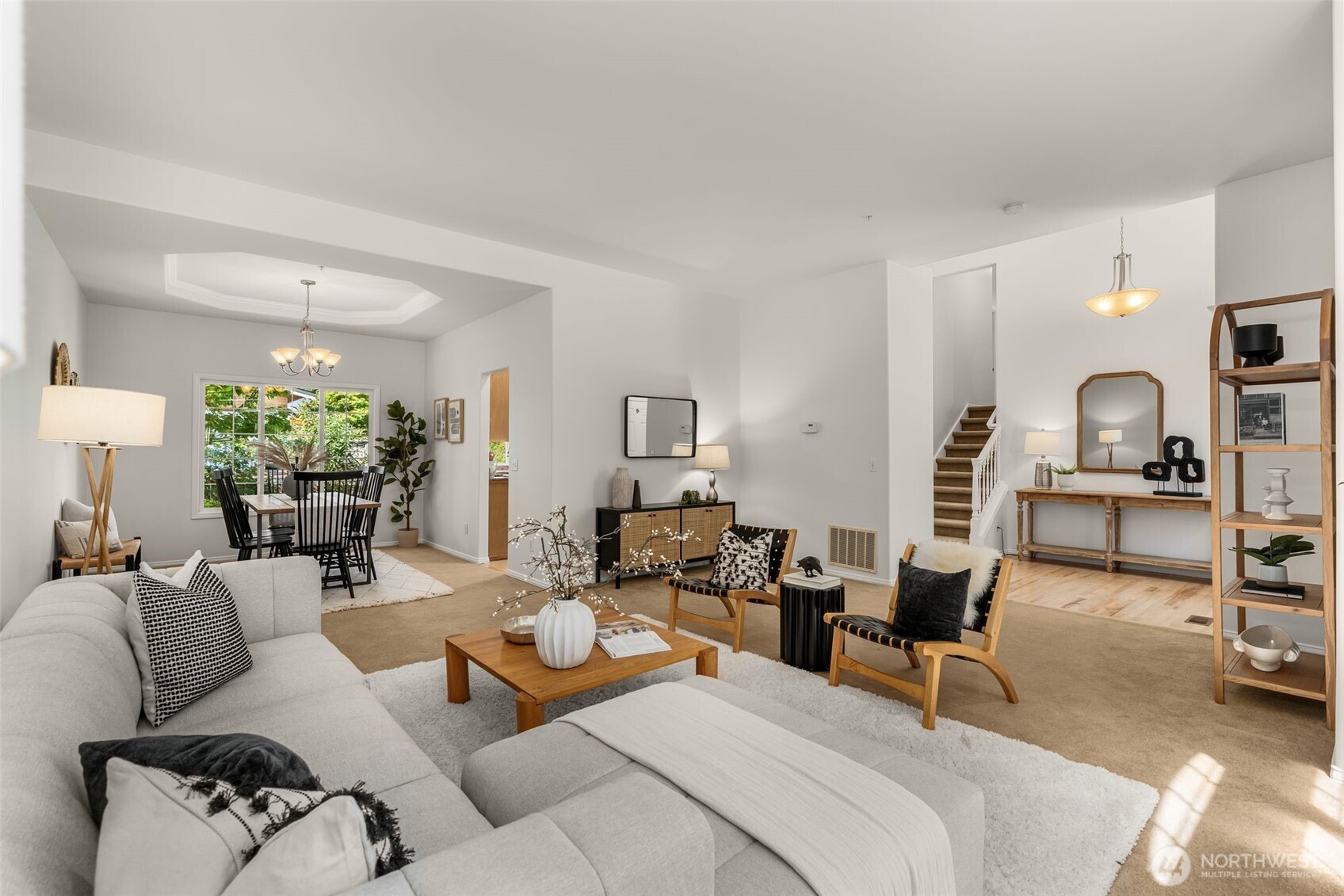 Wide open spaces allow beautiful natural light.