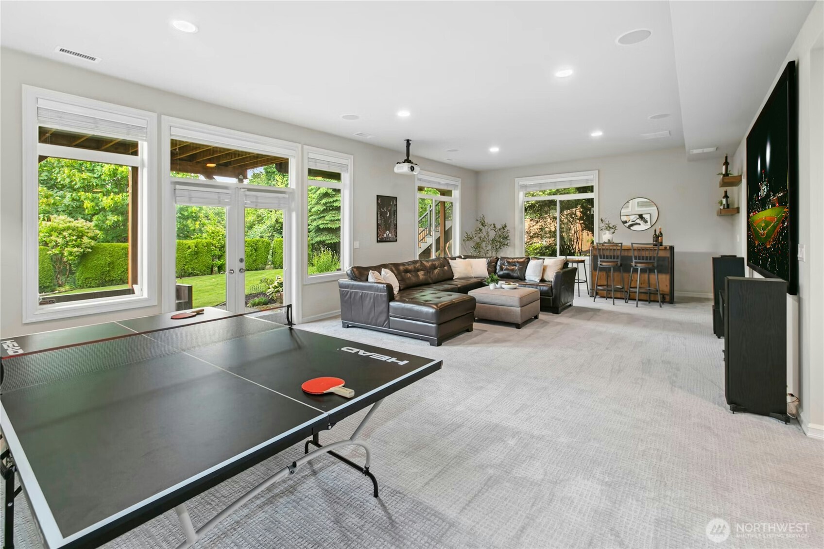 Lower Level - Huge downstairs bonus room with space to easily add 5th bedroom if desired.