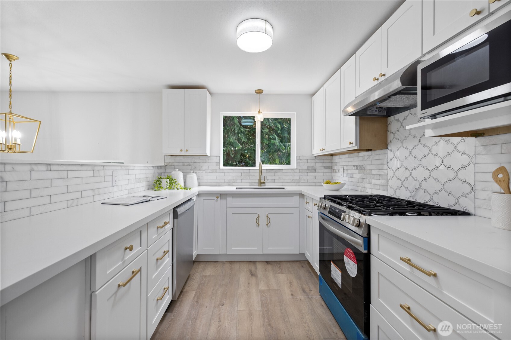 Thoughtfully remodeled kitchen.