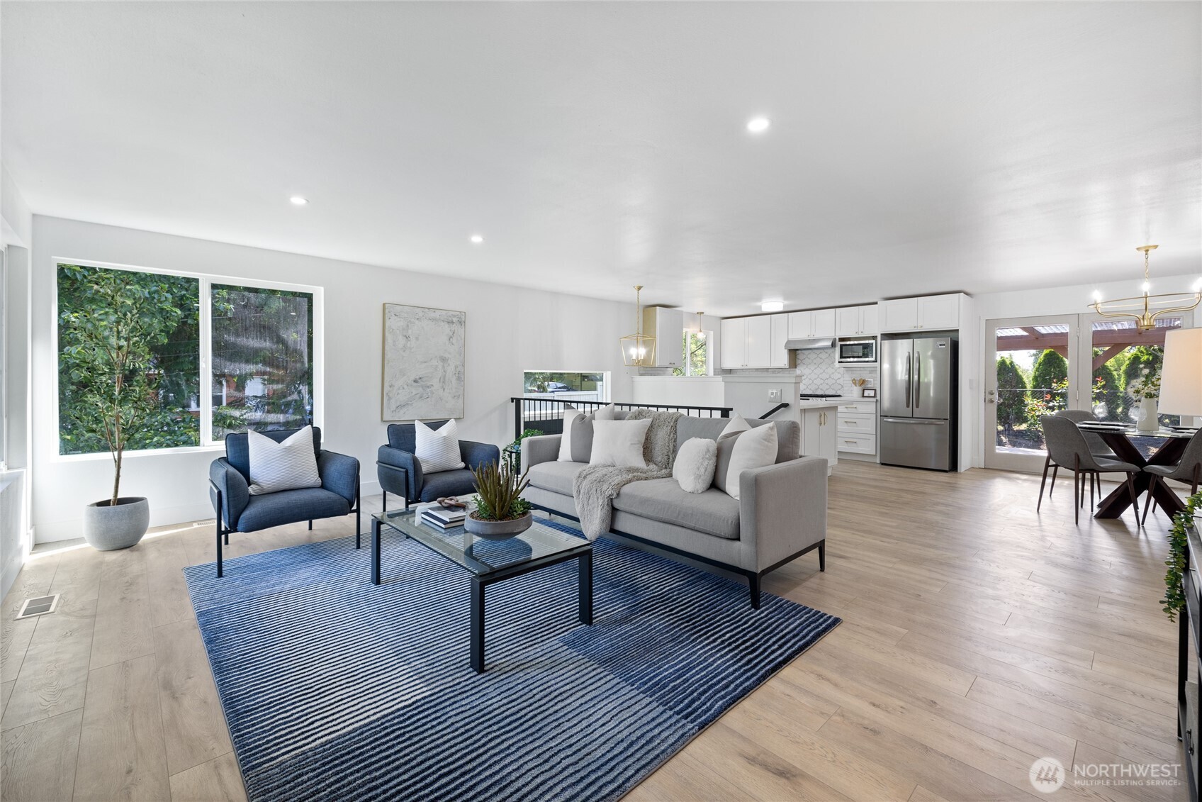 Open concept living.