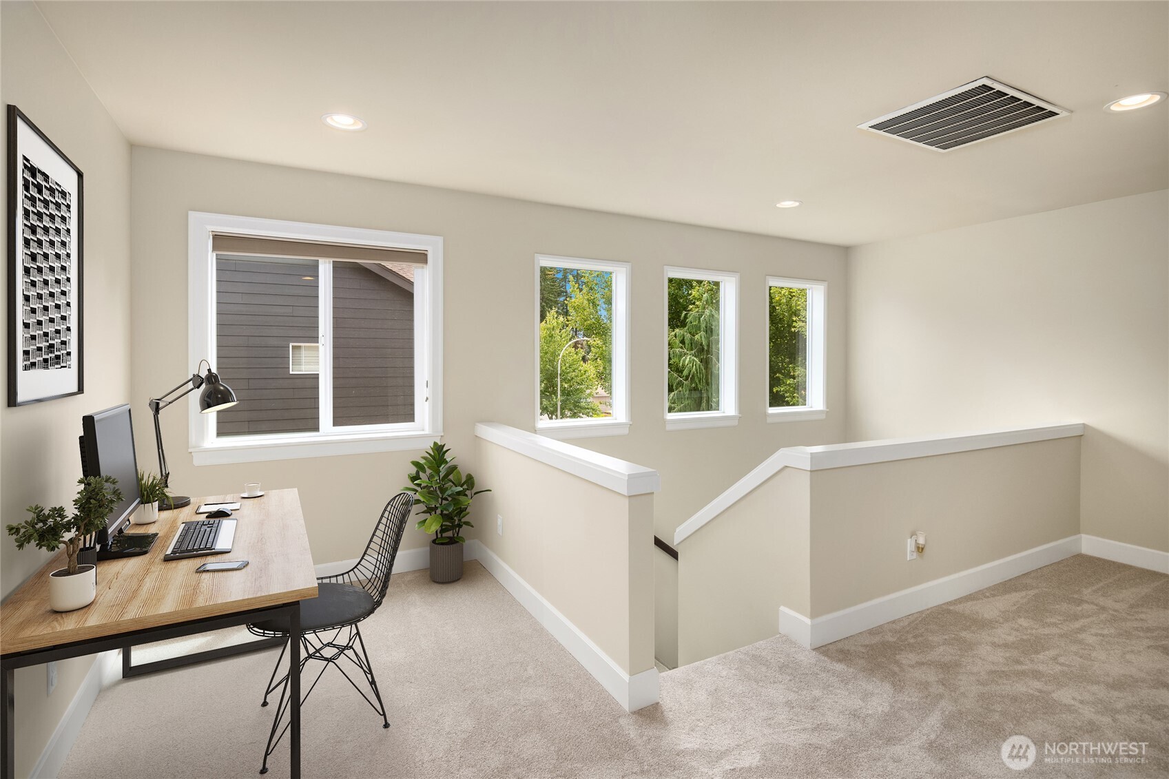Are you a freelancer looking for an upper-level loft? Do you have an office that is looking for a new location? I have the perfect space for you in your office search. Check out this gorgeous upper-level loft to put your business in.