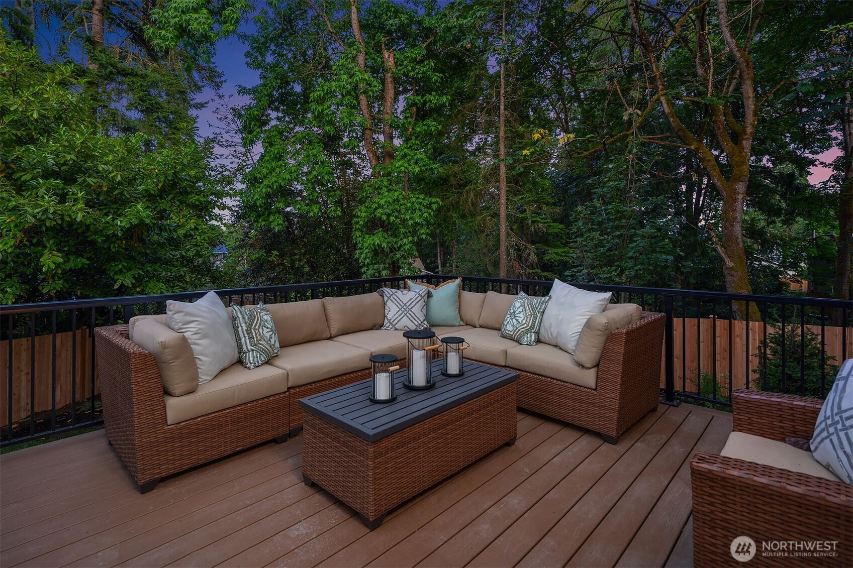 Private outdoor covered living area