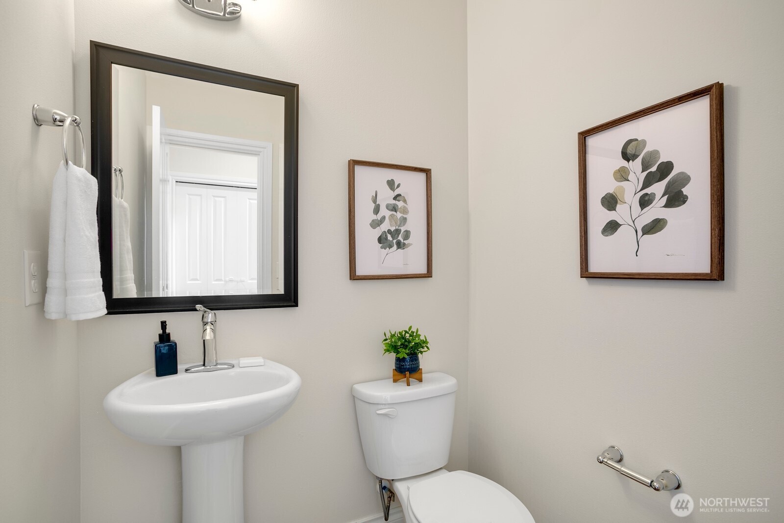 Main floor powder room