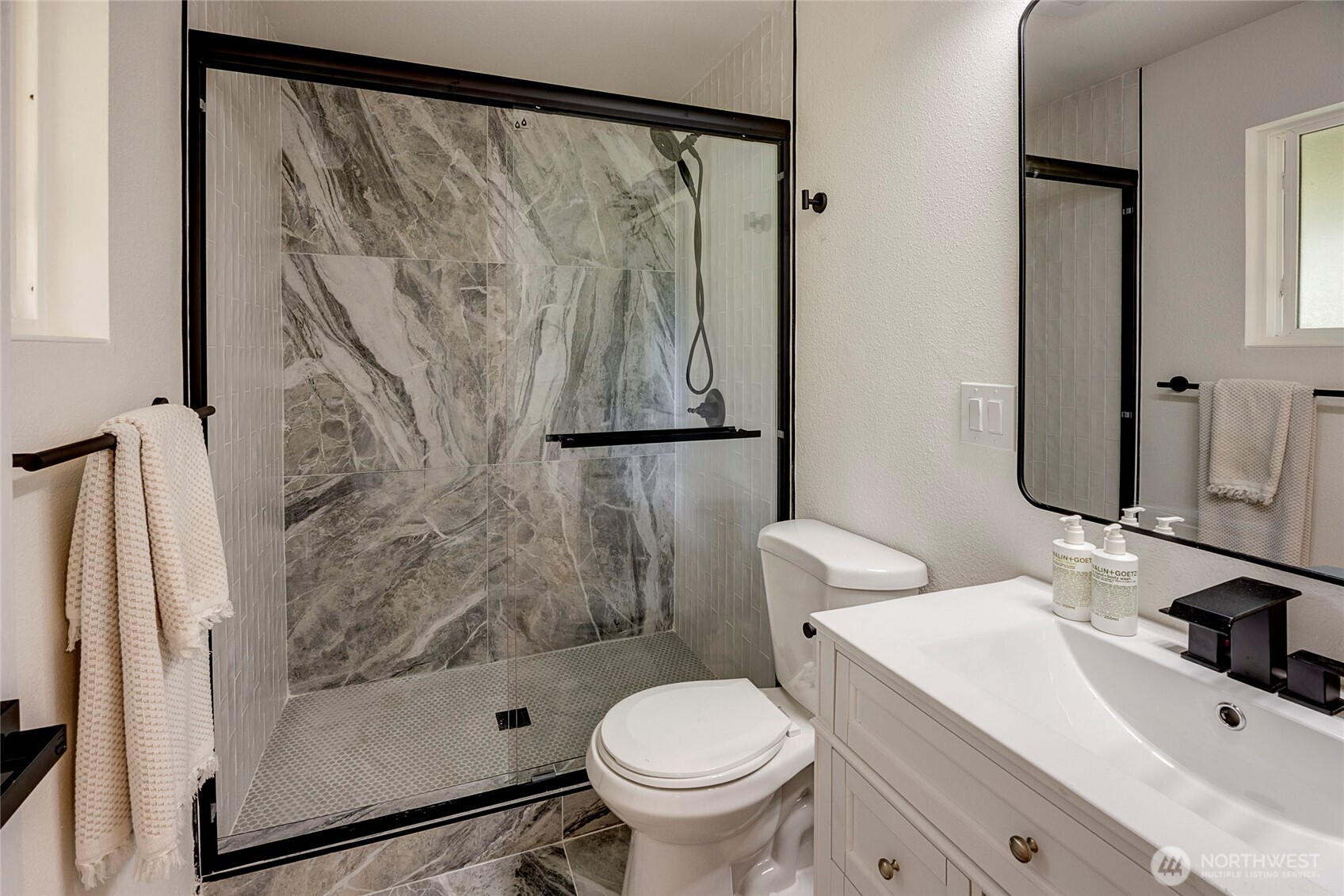 Primary bathroom.