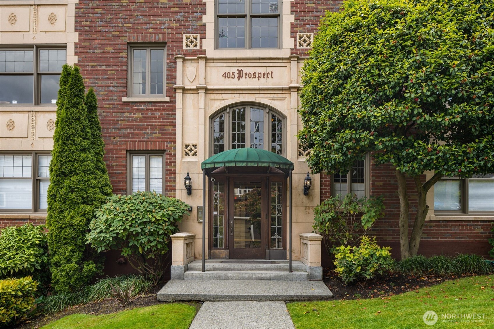 The Encaustic Tile Stairway with Mahogany and Iron Railings, along with Stained Leaded Glass Windows are all Original and a Delight to Experience.