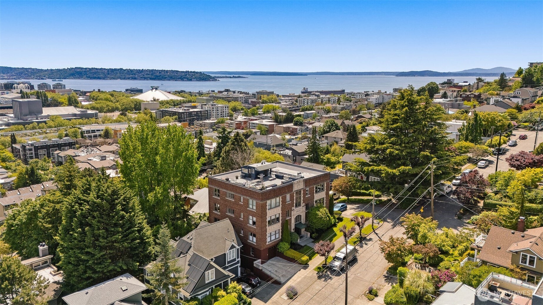 Watch the Sun rise over the City and Set over the Sound.