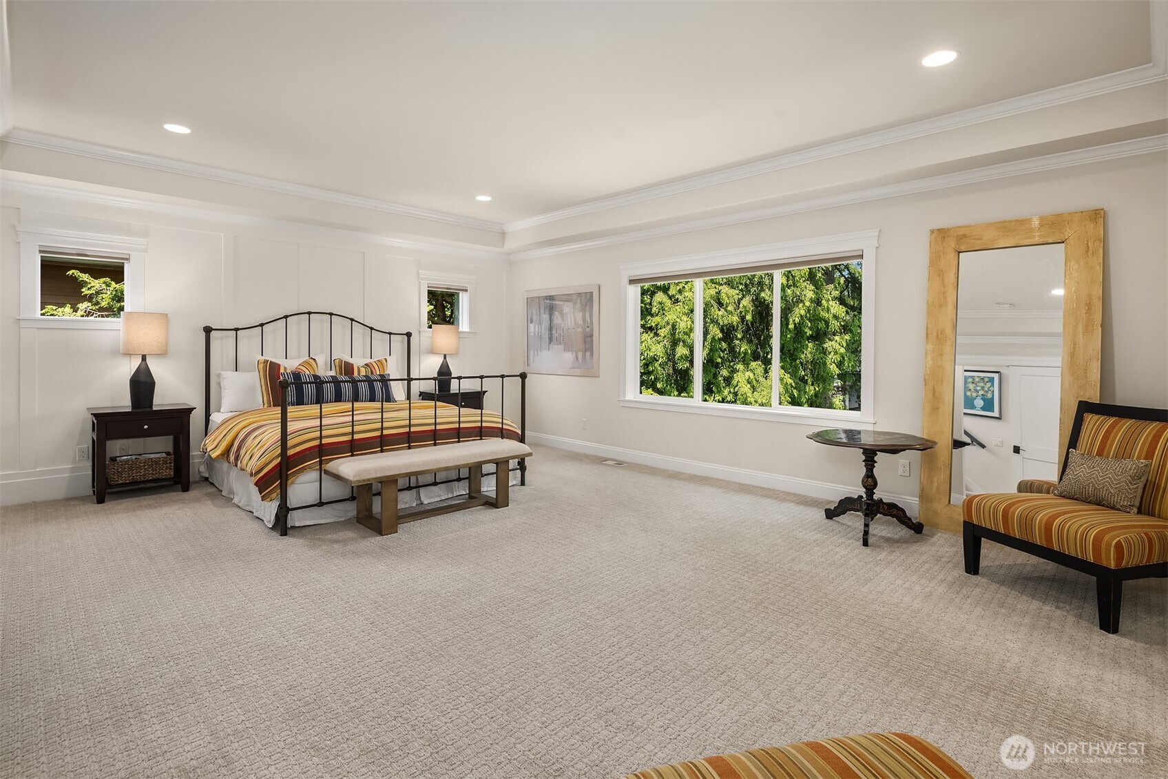Stretch out, unwind, and soak in the treetop views—this oversized primary suite is basically a vacation… without the luggage.