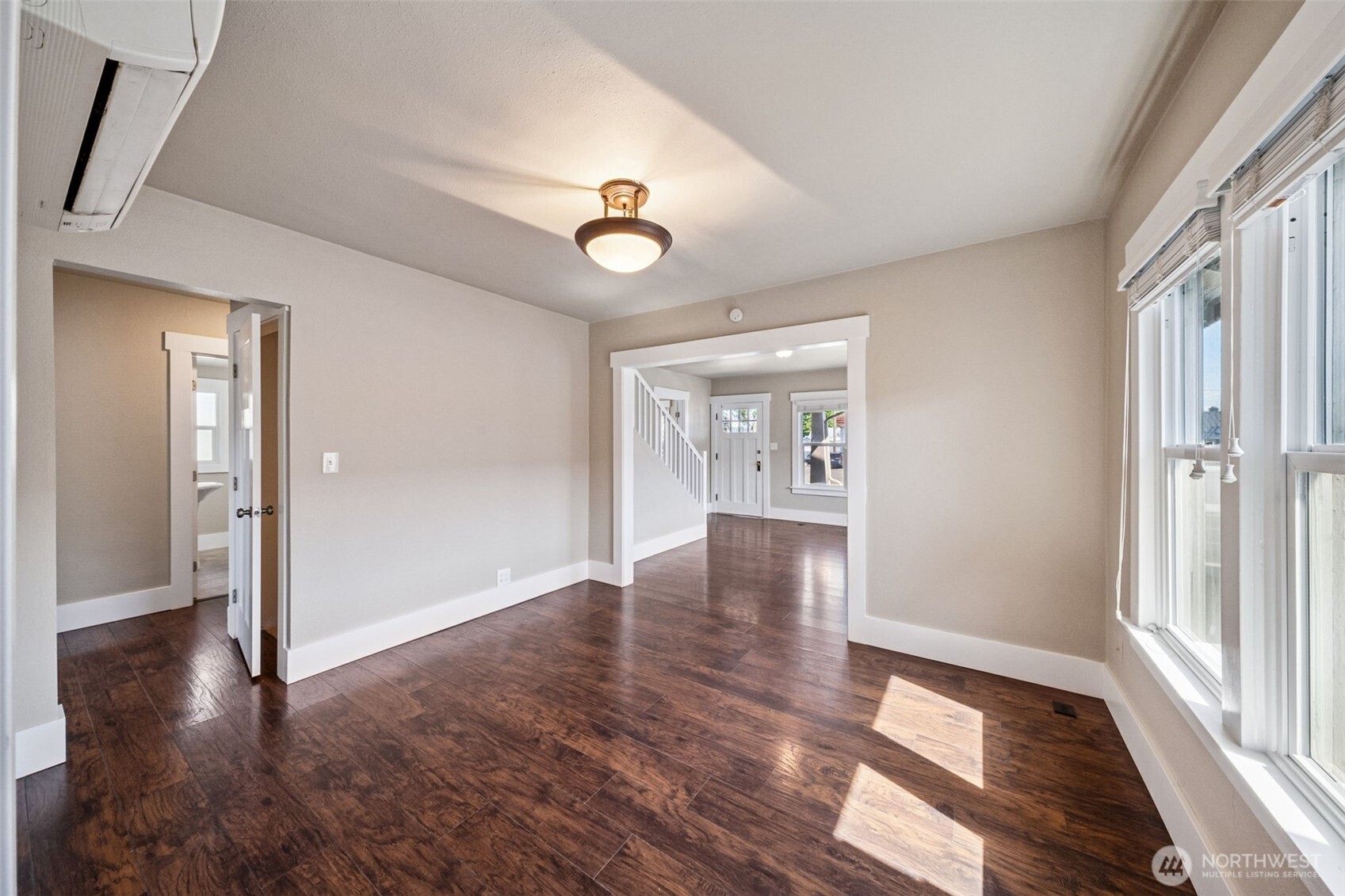 Formal Dining Room with natural light. Notice the dual split air system.