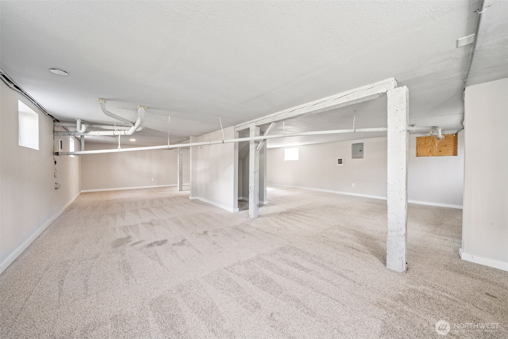 Rec room in the basement.
